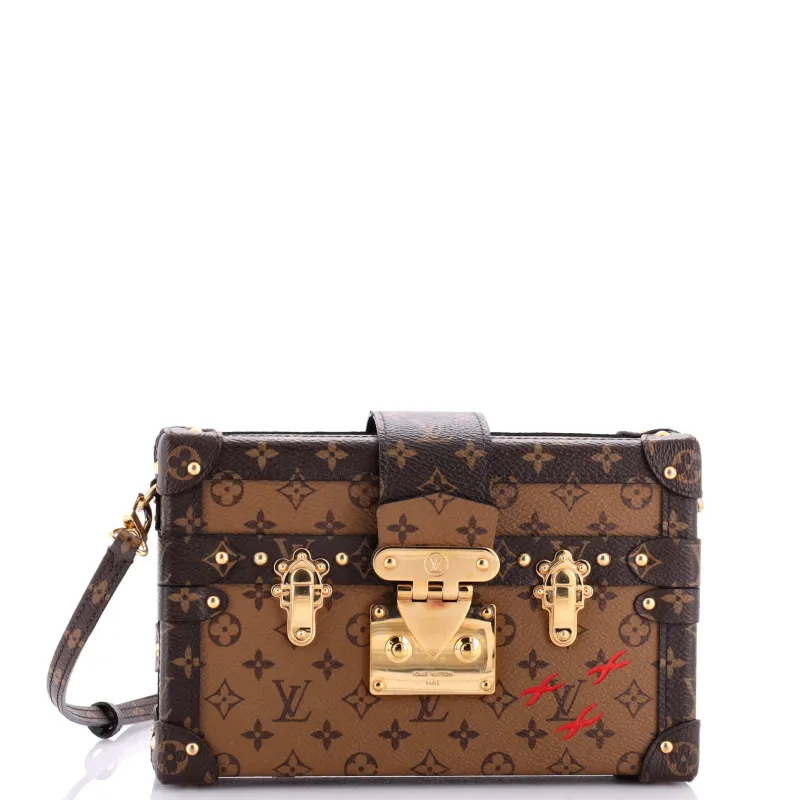 Pre-Loved Louis Vuitton Petite Malle Handbag Reverse Monogram Canvas sold by Zulily