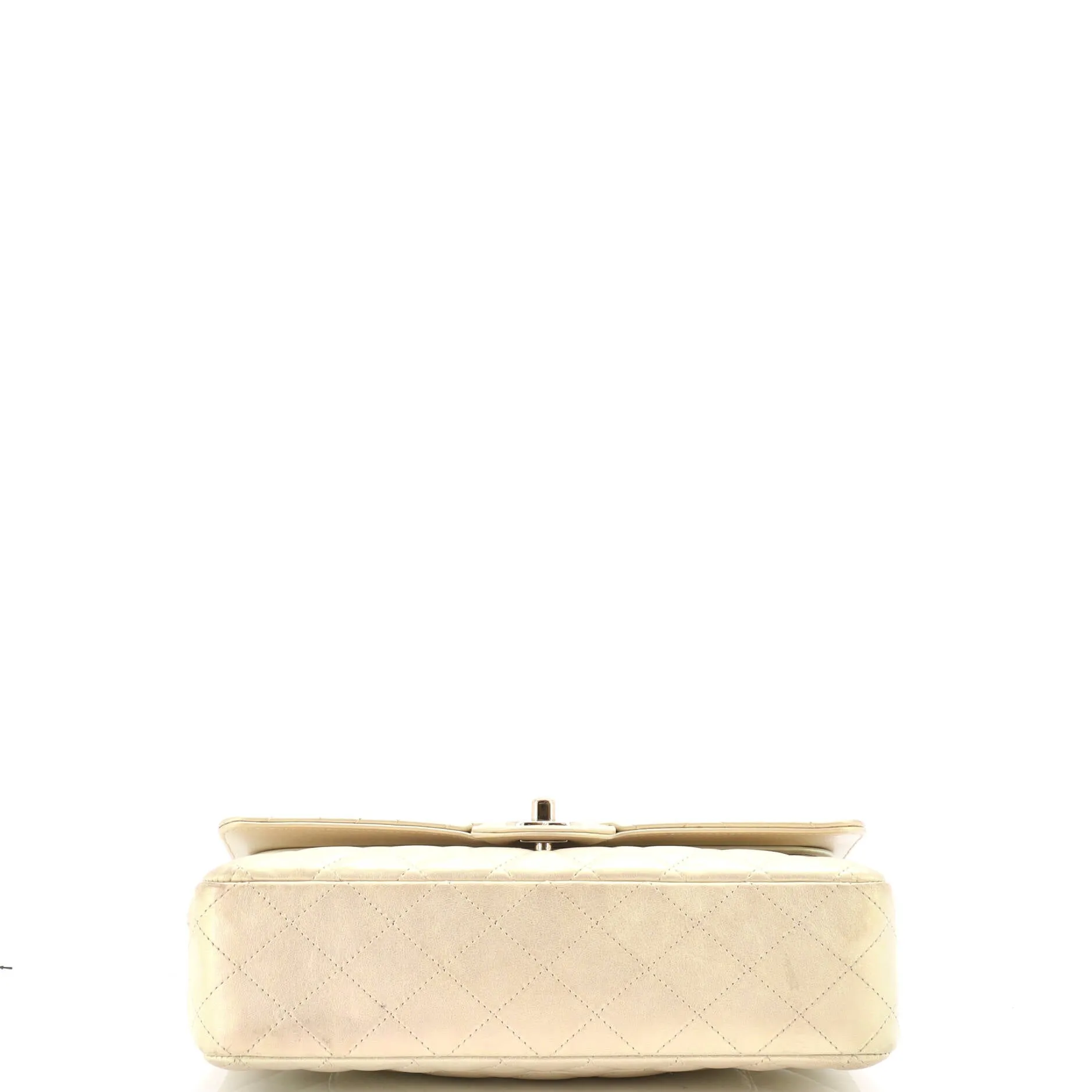 Pre-Loved Chanel Classic Double Flap Bag Quilted Iridescent Lambskin Medium sold by Zulily product image thumbnail 5