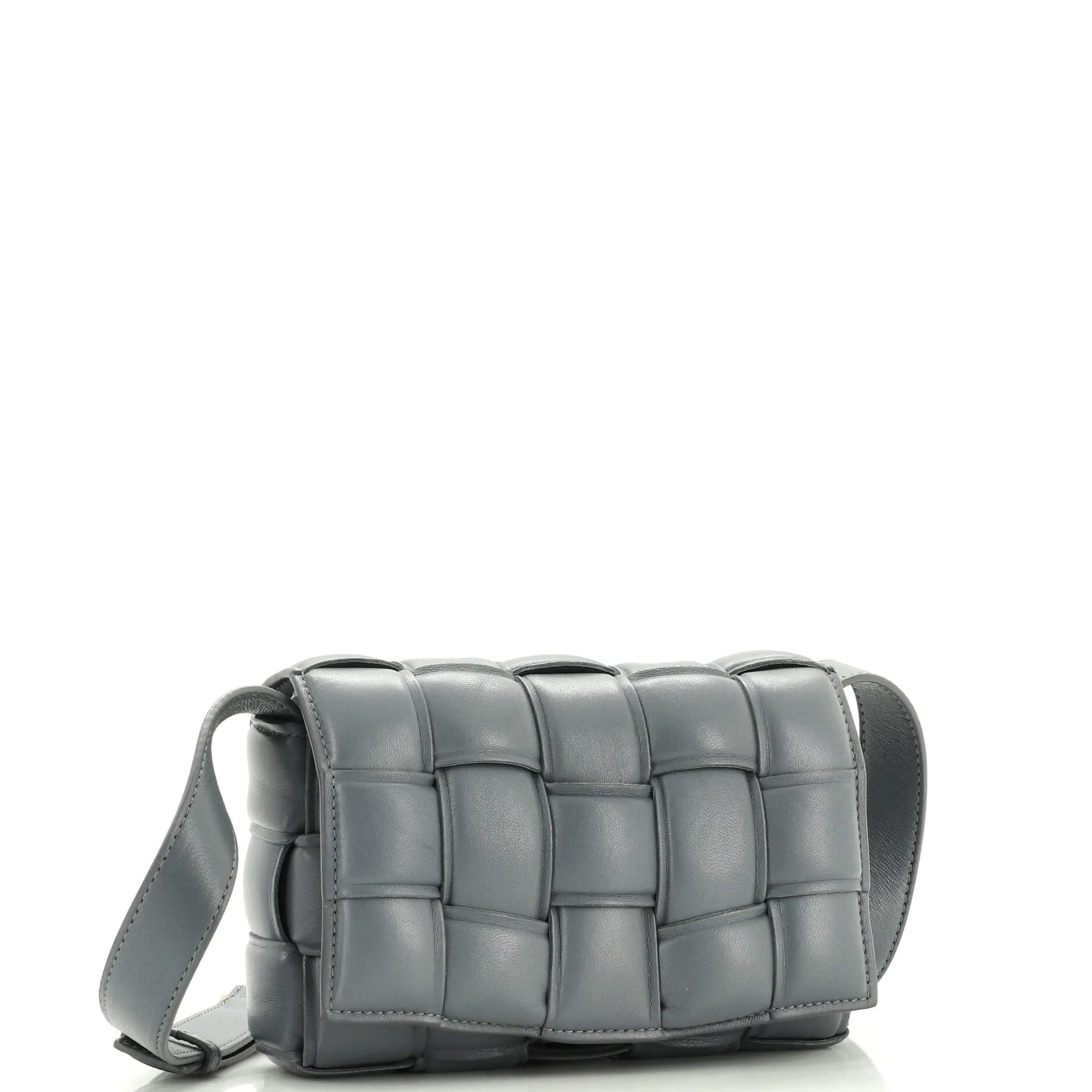 Pre-Loved Bottega Veneta Cassette Crossbody Bag Padded Maxi Intrecciato Leather Small sold by Zulily product image thumbnail 2