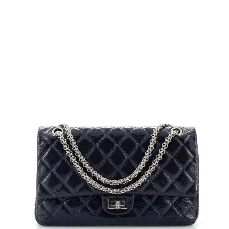Pre-Loved Chanel Reissue 2.55 Flap Bag Quilted Crinkled Patent 226 sold by Zulily