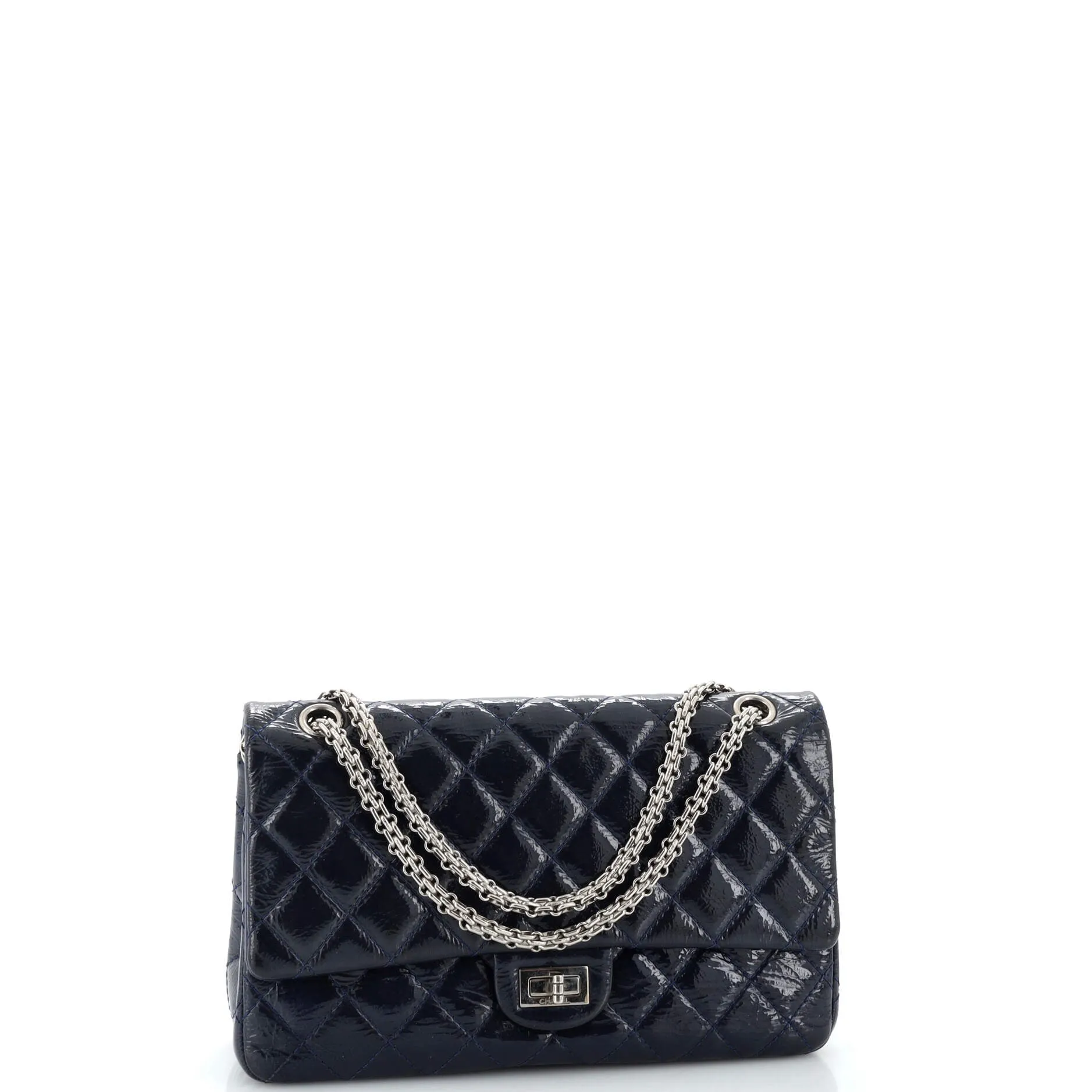 Pre-Loved Chanel Reissue 2.55 Flap Bag Quilted Crinkled Patent 226 sold by Zulily product image thumbnail 2