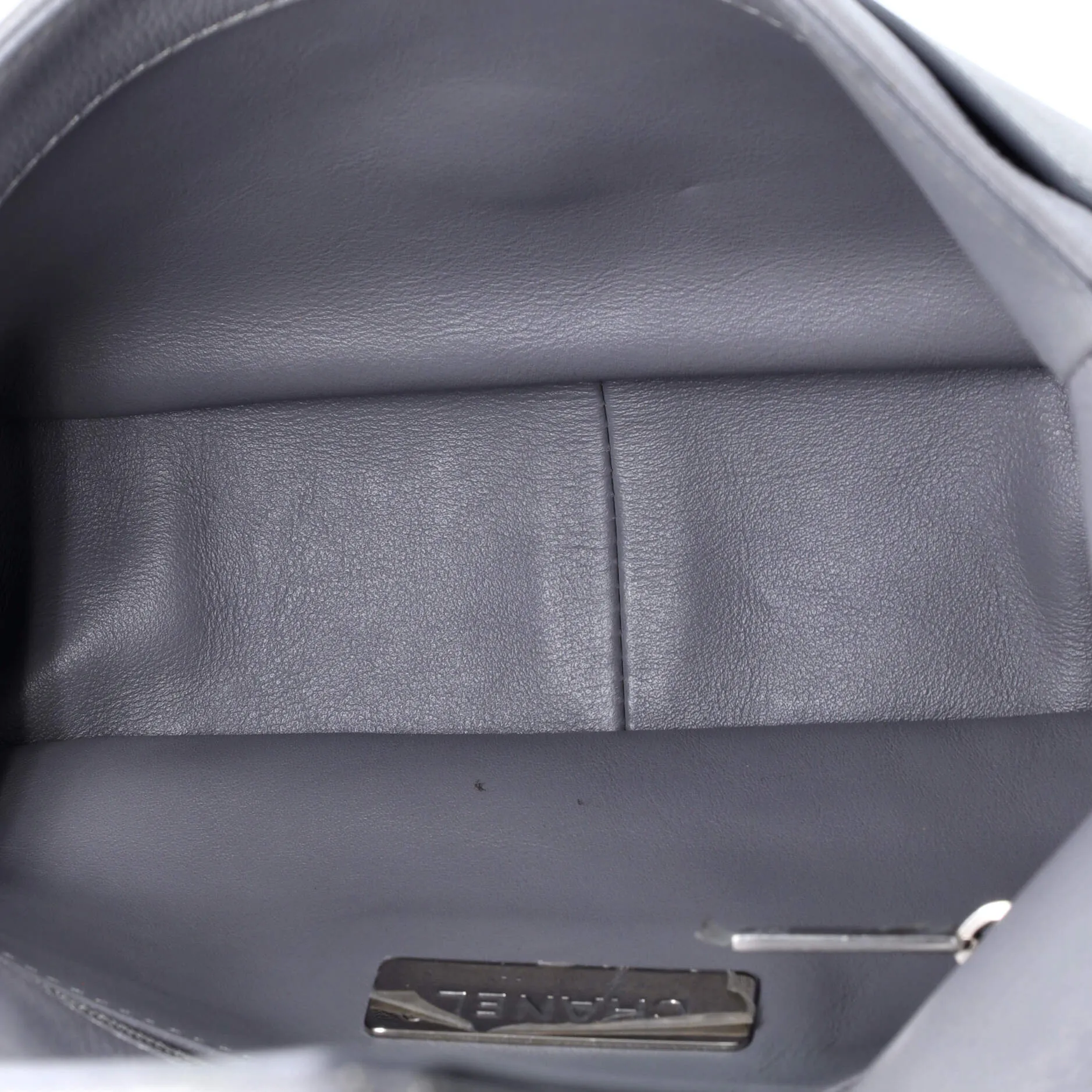 Pre-Loved Chanel Two Tone Envelope Flap Bag Quilted Calfskin Medium sold by Zulily product image thumbnail 5