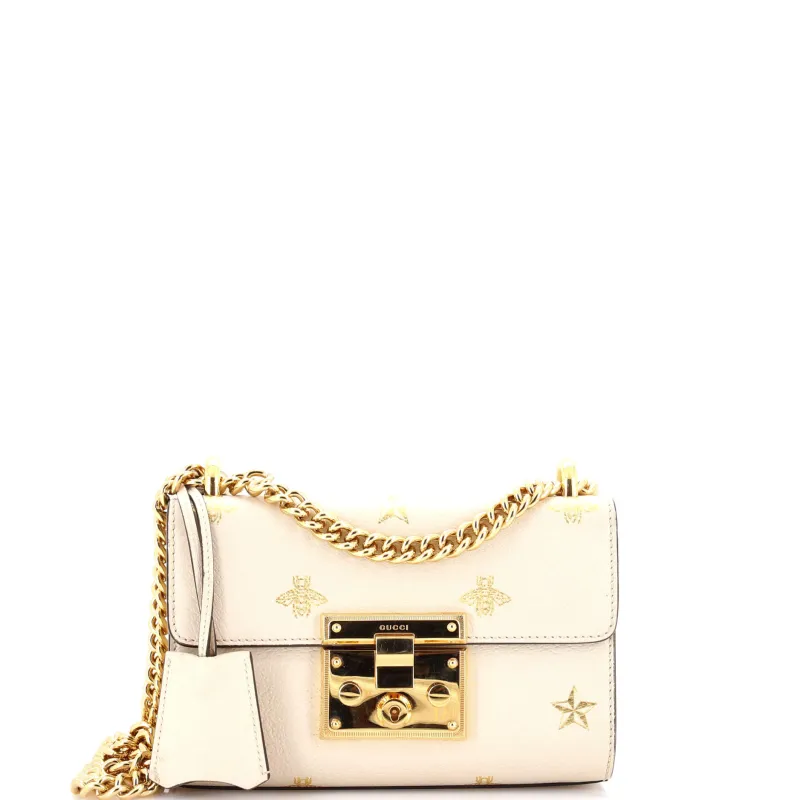 Pre-Loved Gucci Padlock Shoulder Bag Printed Leather Small sold by Zulily