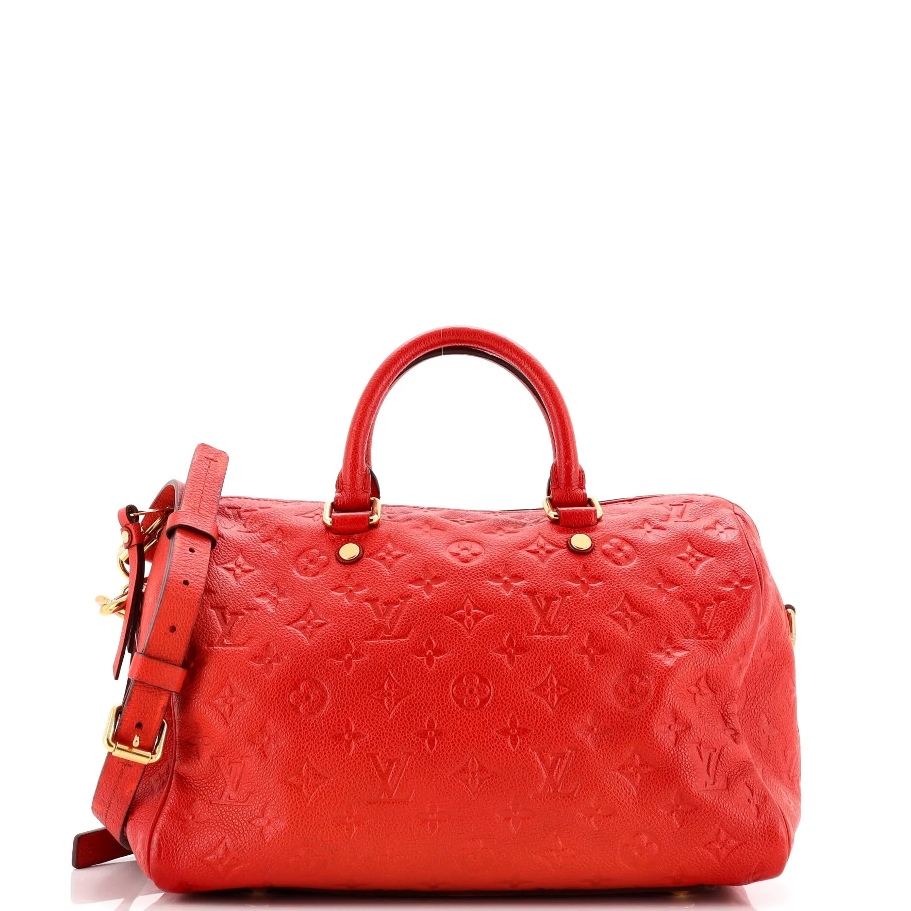 Pre-Loved Louis Vuitton Speedy Bandouliere Bag Monogram Empreinte Leather 30 sold by Zulily