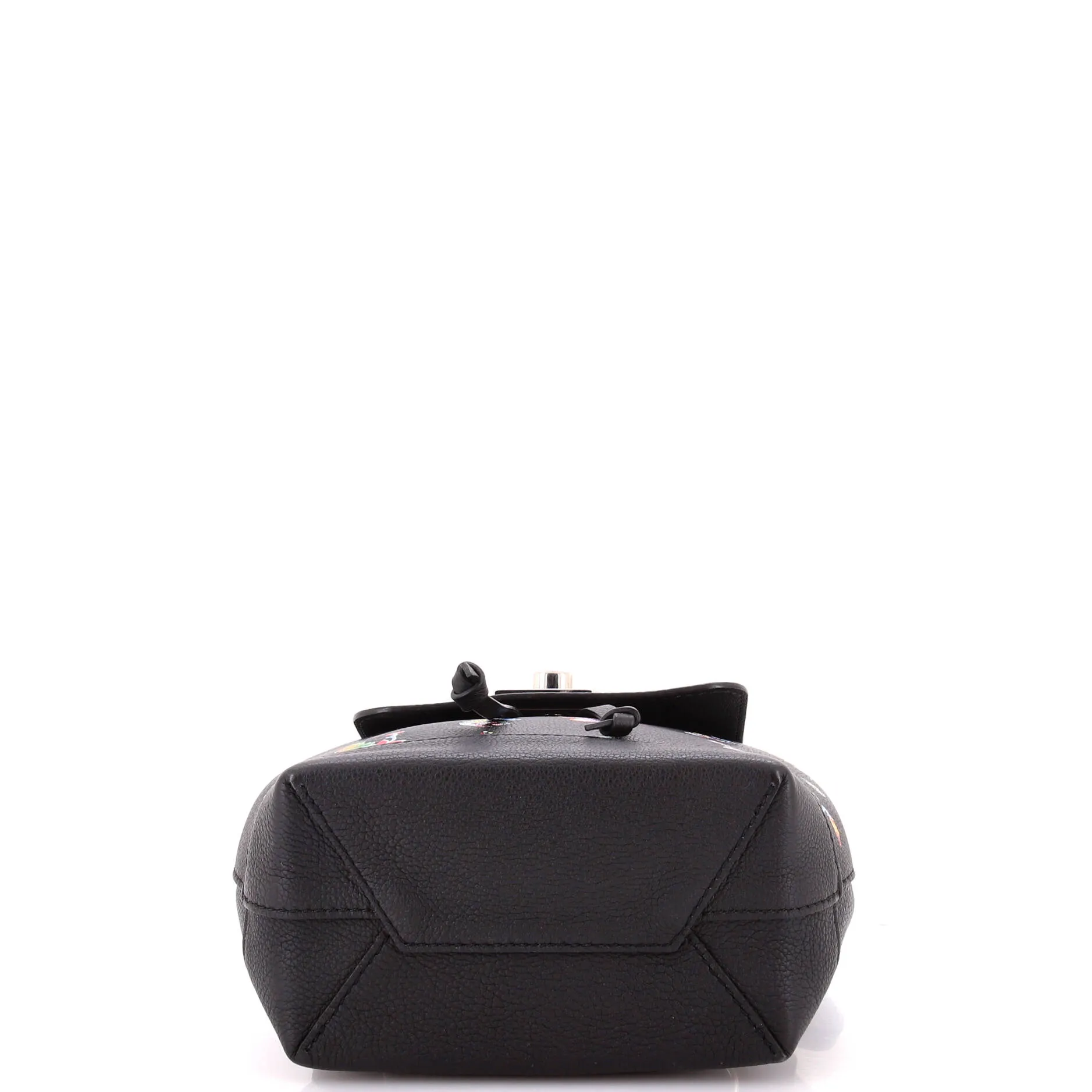 Pre-Loved Louis Vuitton Lockme Backpack Floral Printed Leather Mini sold by Zulily product image thumbnail 4