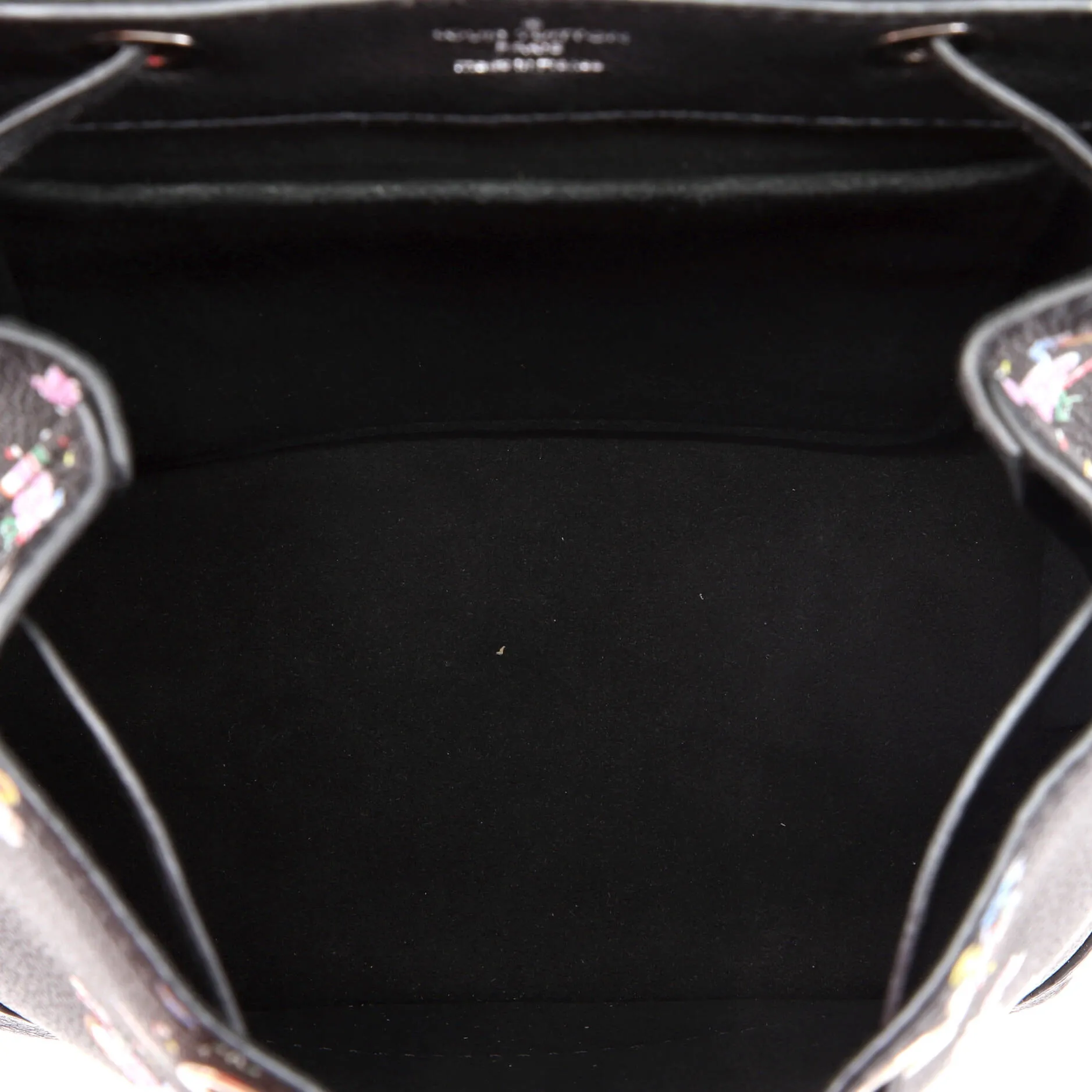 Pre-Loved Louis Vuitton Lockme Backpack Floral Printed Leather Mini sold by Zulily product image thumbnail 5