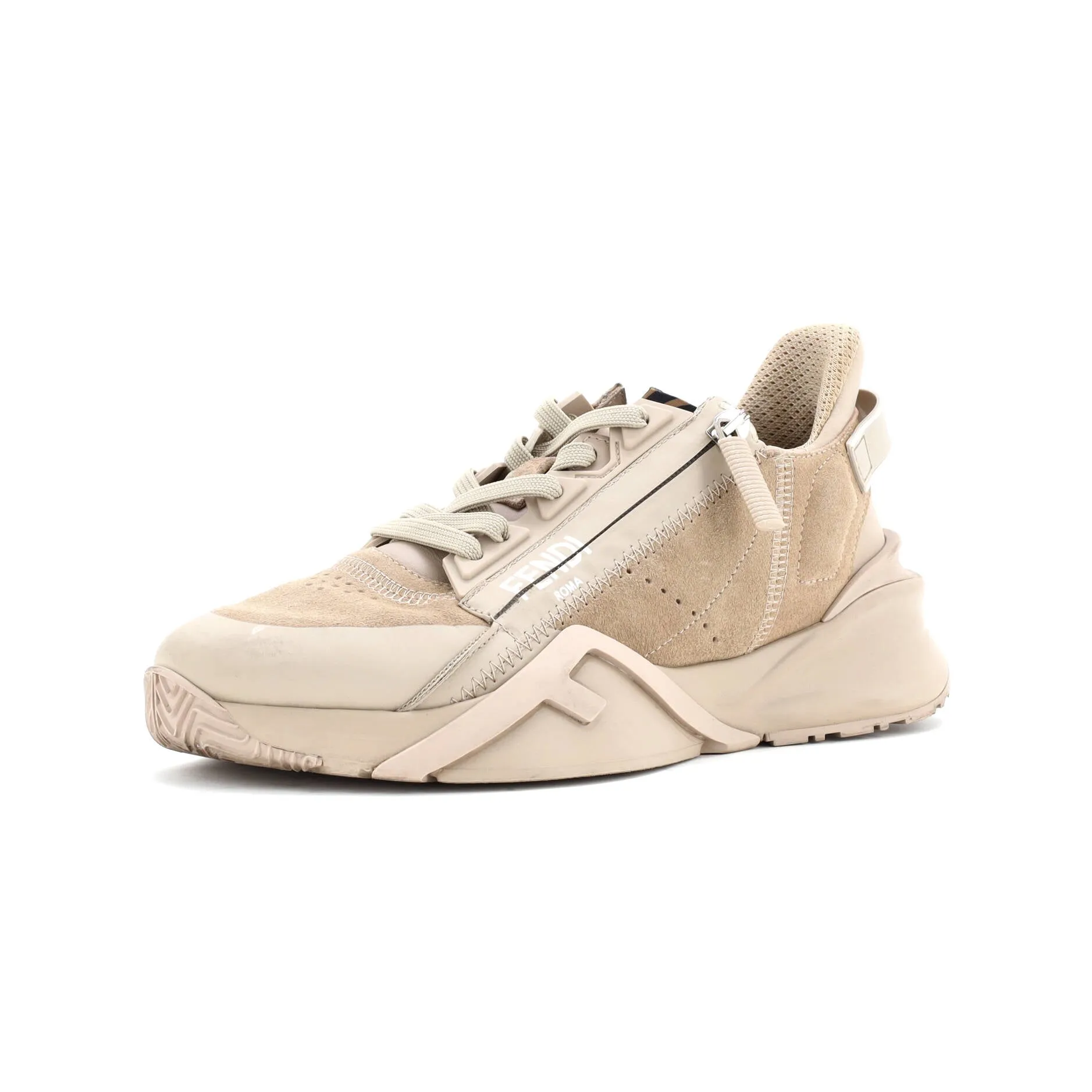 Pre-Loved Fendi Women's Flow Sneakers Mixed Materials sold by Zulily