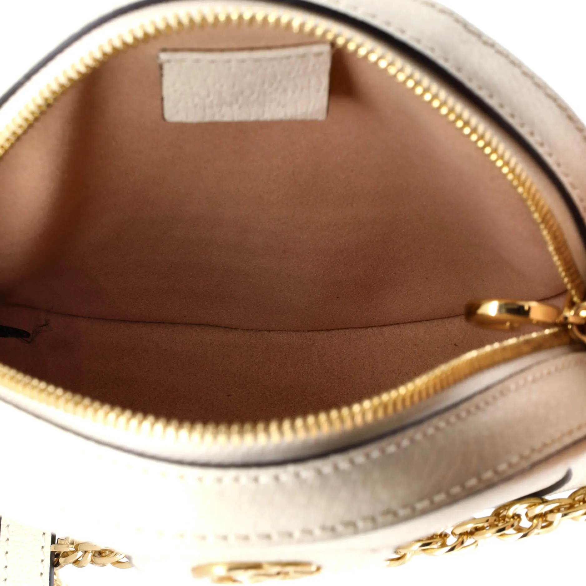 Pre-Loved Gucci Ophidia Round Shoulder Bag Leather Mini sold by Zulily product image thumbnail 5
