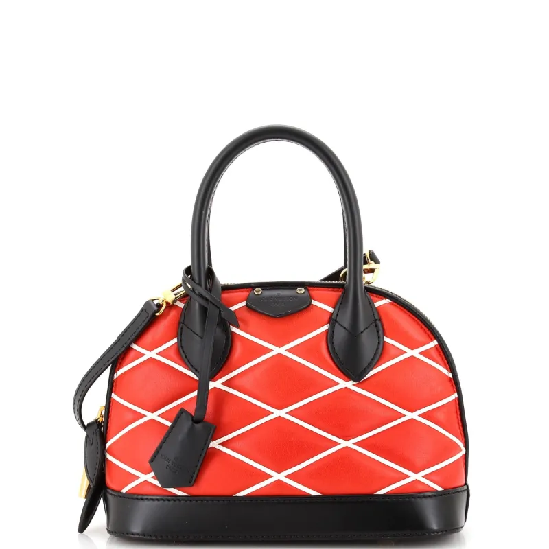 Pre-Loved Louis Vuitton Alma Handbag Malletage Leather BB sold by Zulily