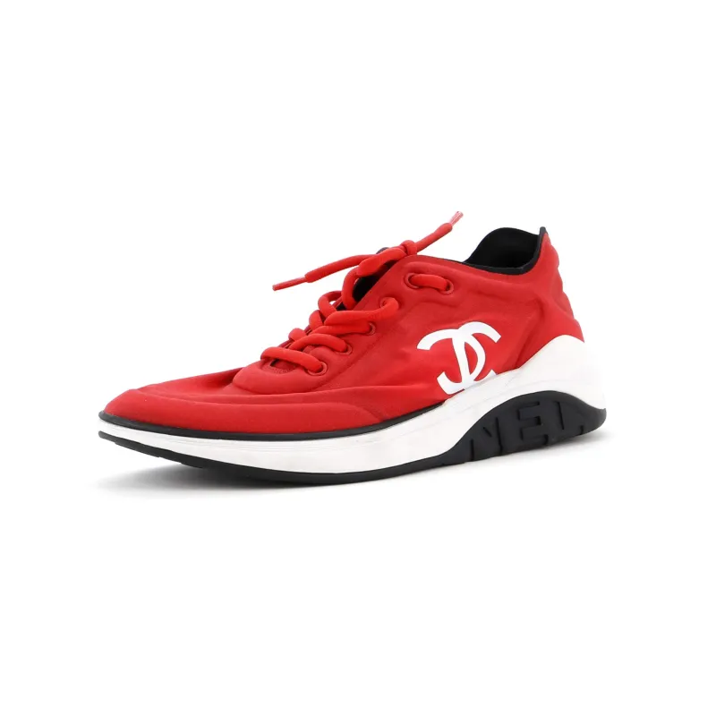 Pre-Loved Chanel Women's CC Sneakers Neoprene sold by Zulily