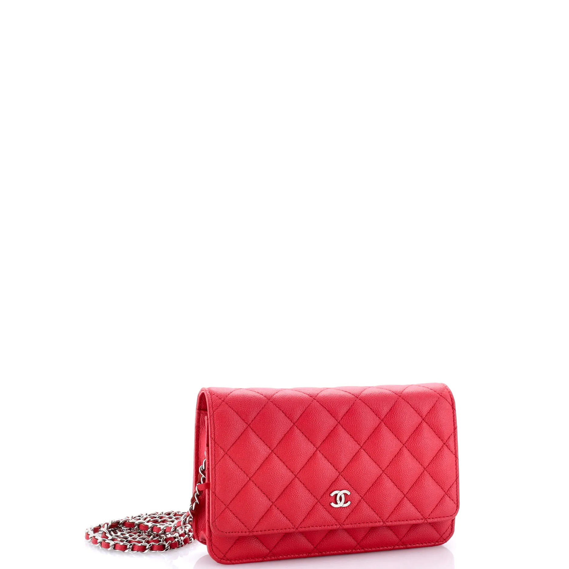Pre-Loved Chanel Wallet on Chain Quilted Caviar sold by Zulily product image thumbnail 2