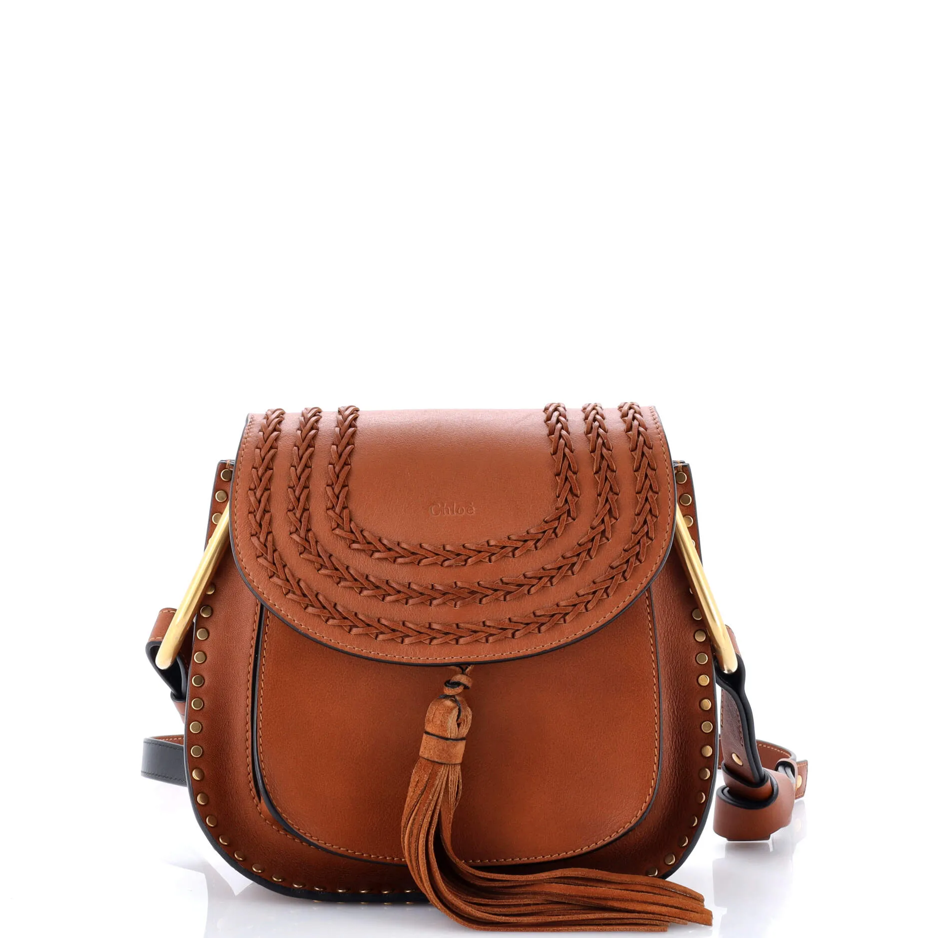 Pre-Loved Chloe Hudson Handbag Whipstitch Leather Small sold by Zulily