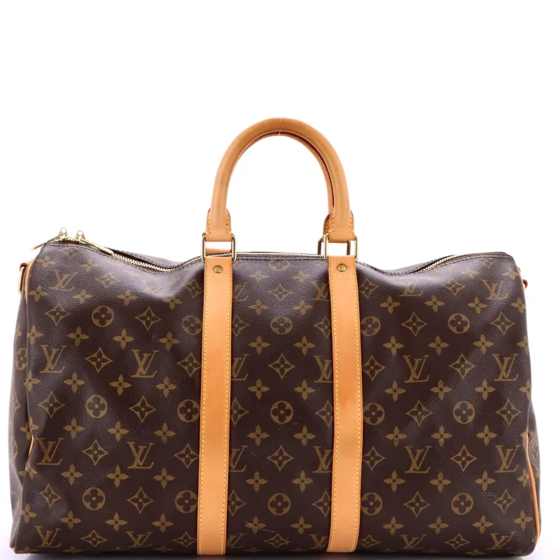 Pre-Loved Louis Vuitton Keepall Bandouliere Bag Monogram Canvas 45 sold by Zulily