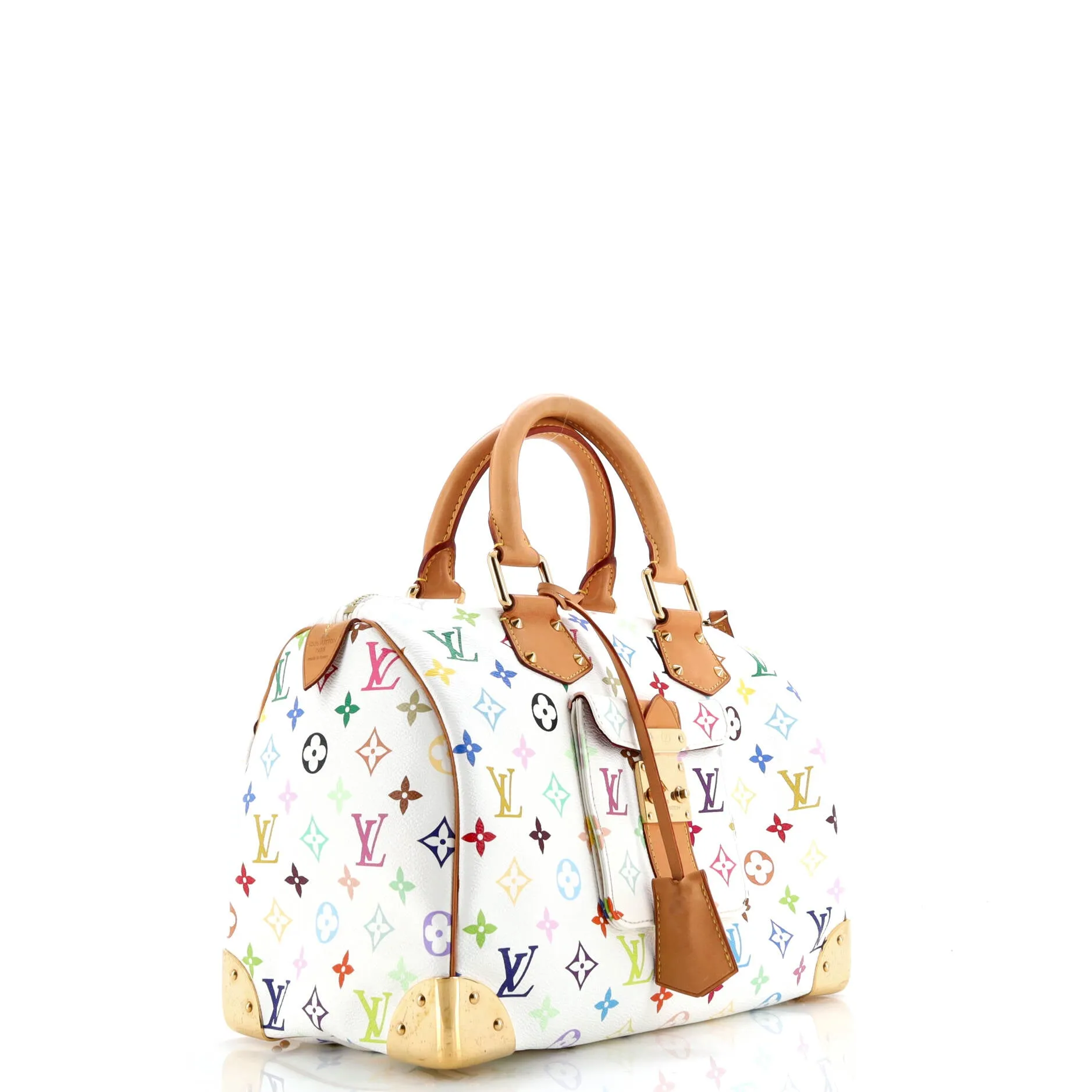 Pre-Loved Louis Vuitton Speedy Handbag Monogram Multicolor 30 sold by Zulily product image thumbnail 2