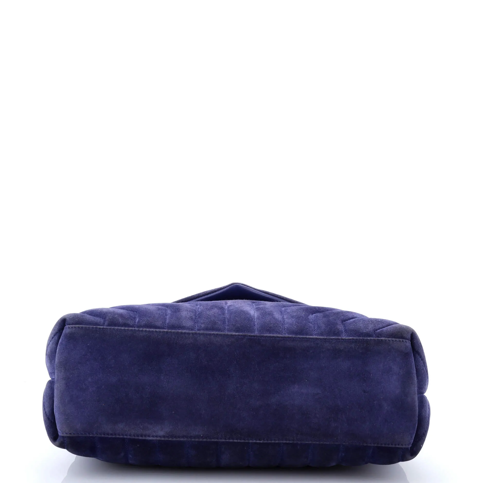 Pre-Loved Saint Laurent Loulou Shoulder Bag Matelasse Chevron Suede Medium sold by Zulily product image thumbnail 4