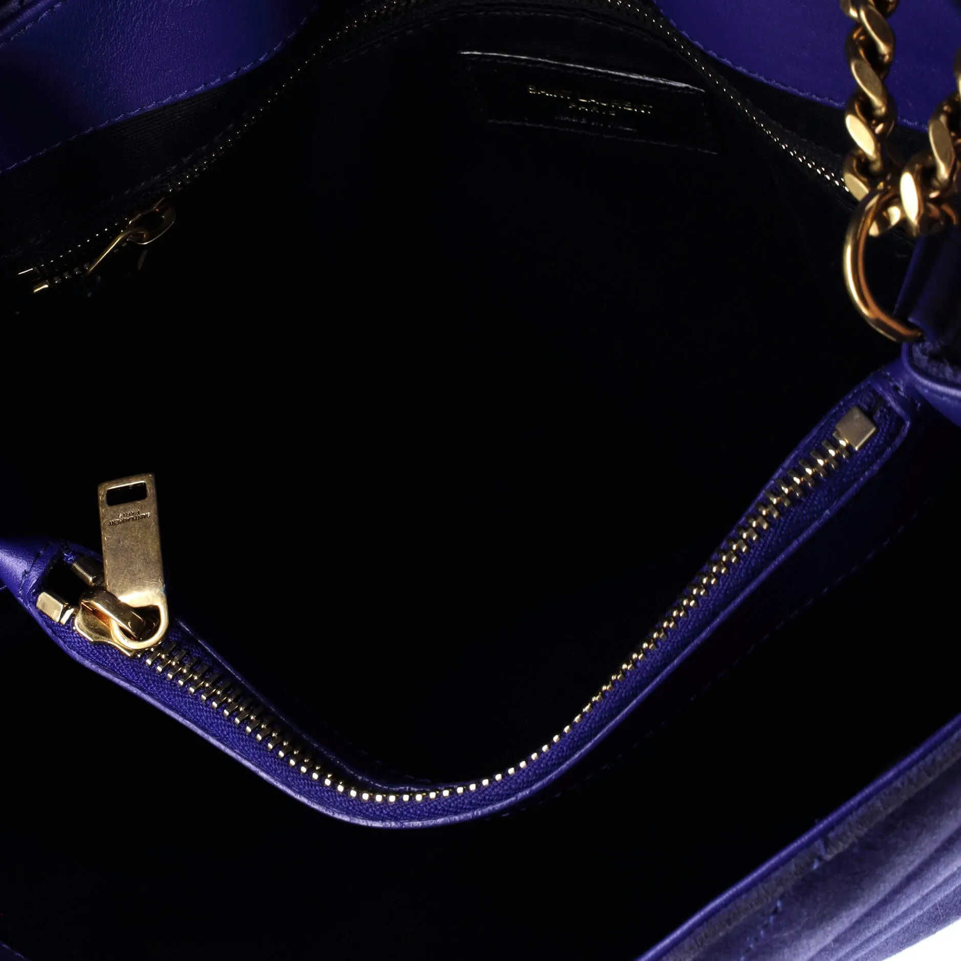 Pre-Loved Saint Laurent Loulou Shoulder Bag Matelasse Chevron Suede Medium sold by Zulily product image thumbnail 5