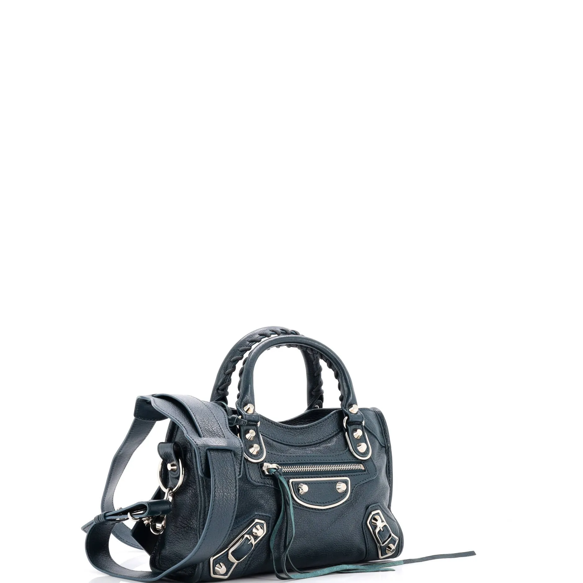 Pre-Loved Balenciaga City Classic Metallic Edge Bag Leather Mini sold by Zulily product image thumbnail 3