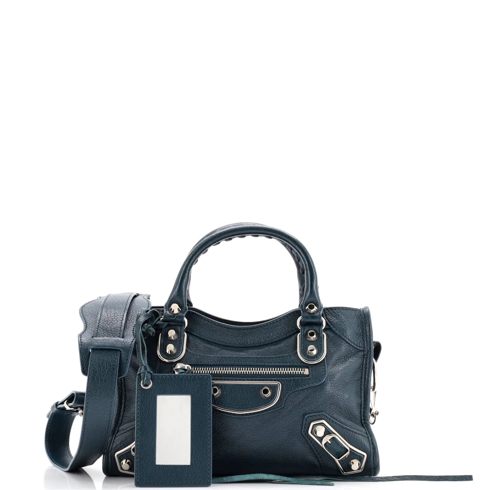Pre-Loved Balenciaga City Classic Metallic Edge Bag Leather Mini sold by Zulily product image thumbnail 2