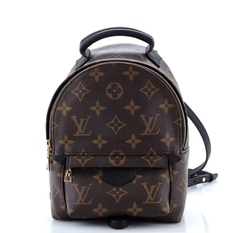 Pre-Loved Louis Vuitton Palm Springs Backpack Monogram Canvas Mini sold by Zulily