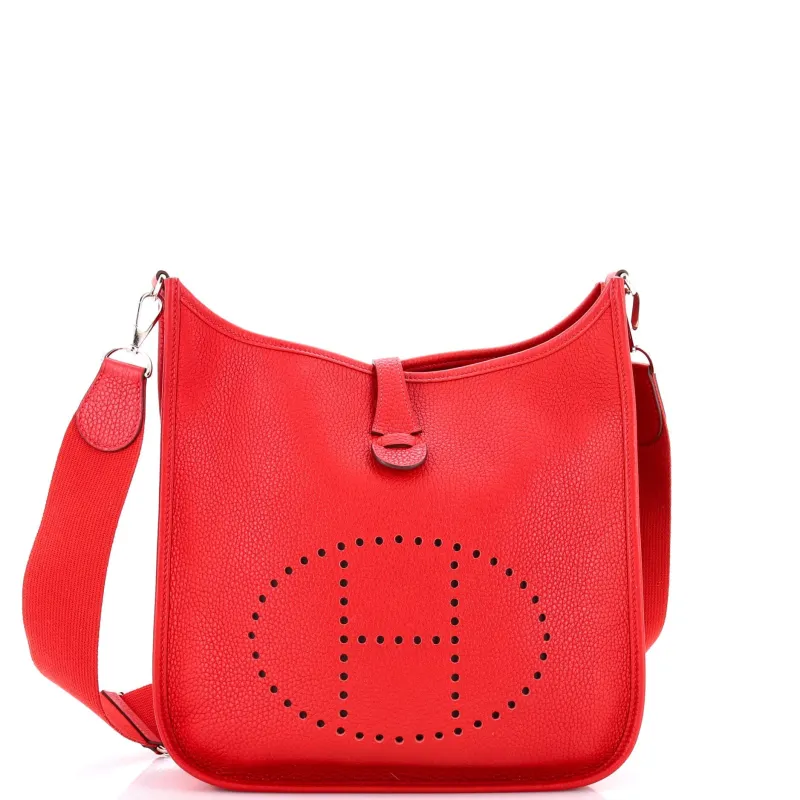 Pre-Loved Hermes Evelyne Bag Gen III Clemence PM made by Hermes
