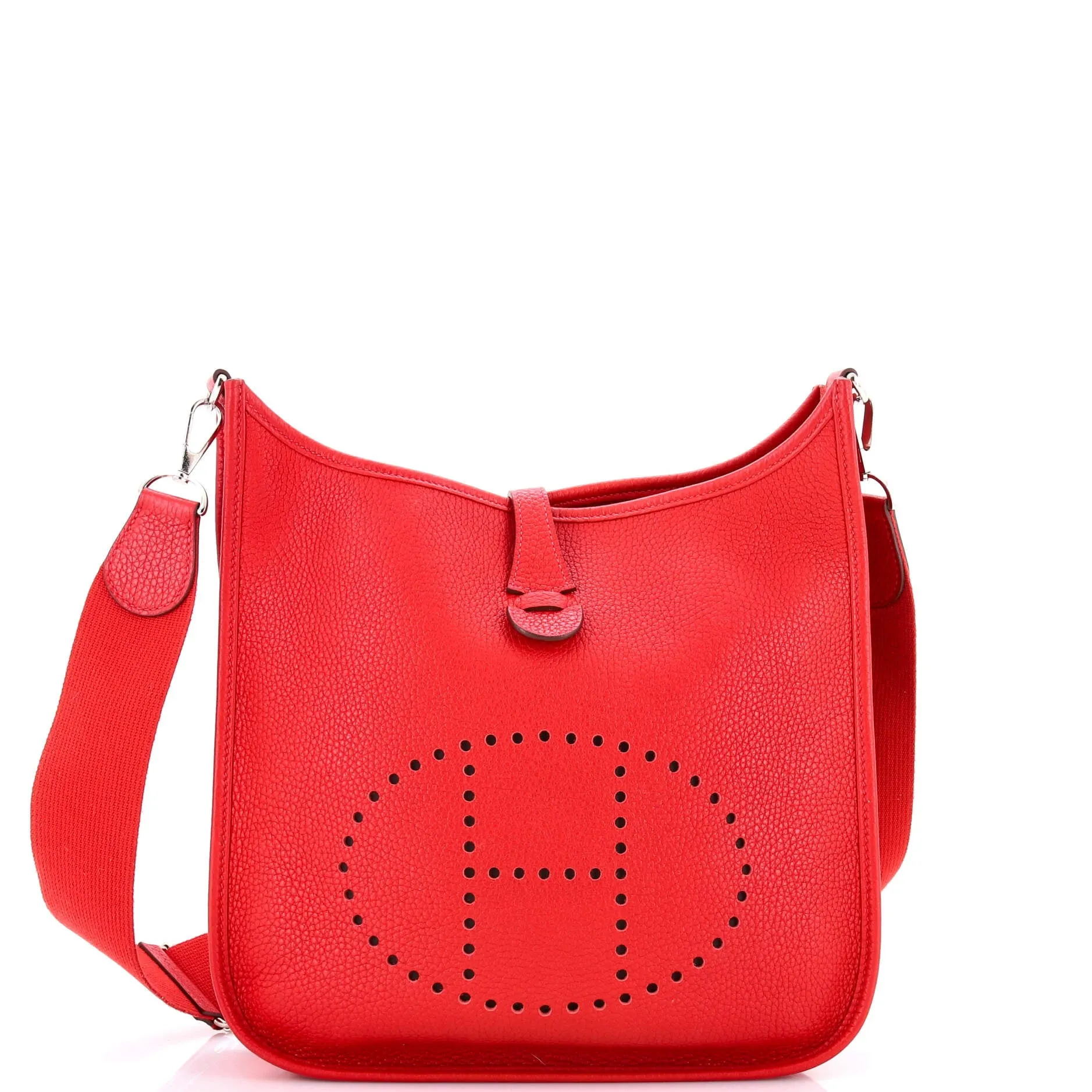 Pre-Loved Hermes Evelyne Bag Gen III Clemence PM sold by Zulily