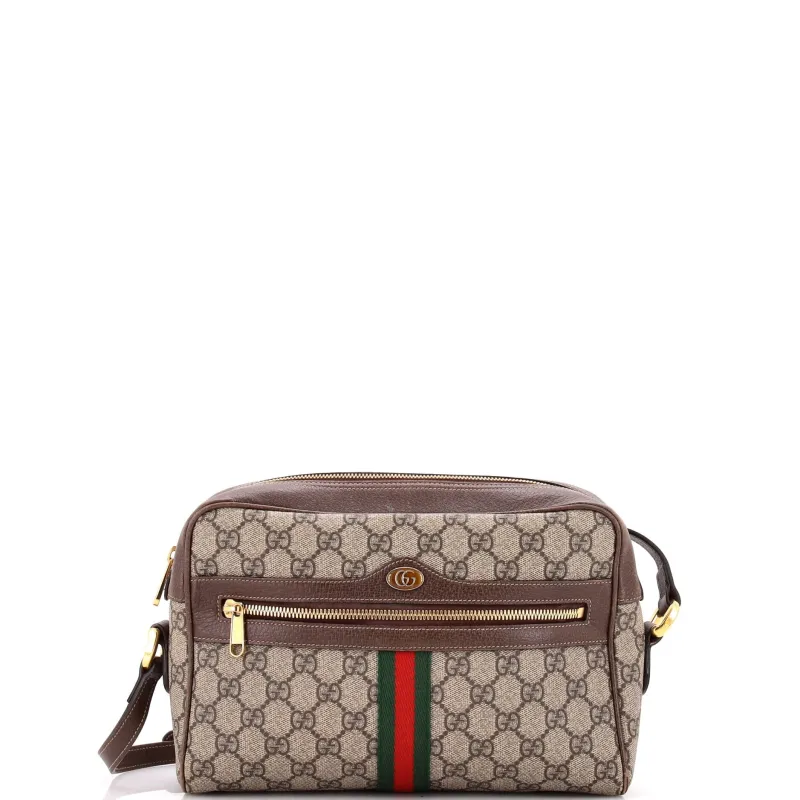 Pre-Loved Gucci Ophidia Shoulder Bag GG Coated Canvas Small sold by Zulily