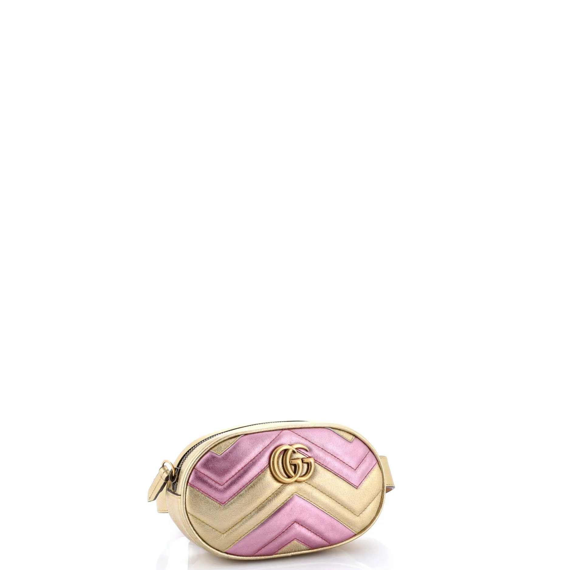 Pre-Loved Gucci GG Marmont Belt Bag Matelasse Leather sold by Zulily product image thumbnail 2