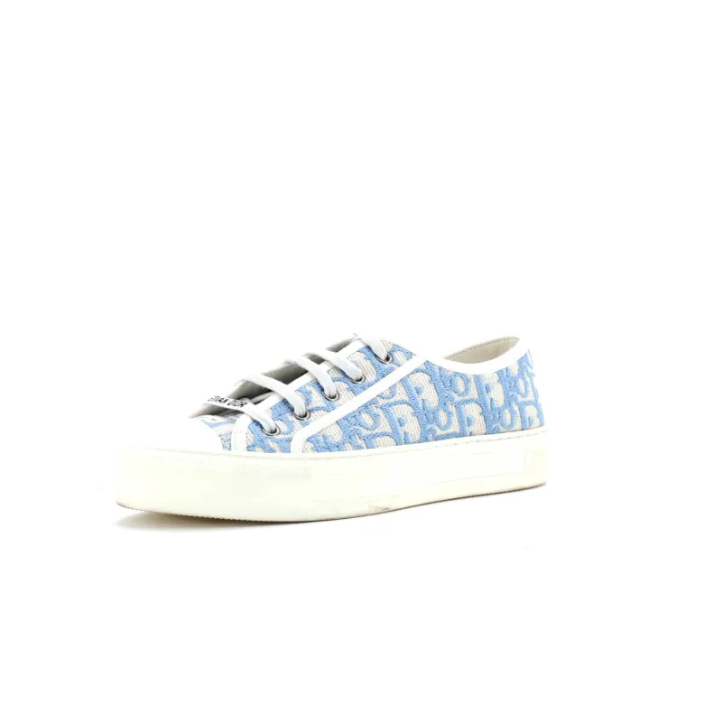 Pre-Loved Christian Dior Women's Walk'N'Dior Sneakers Oblique Canvas sold by Zulily