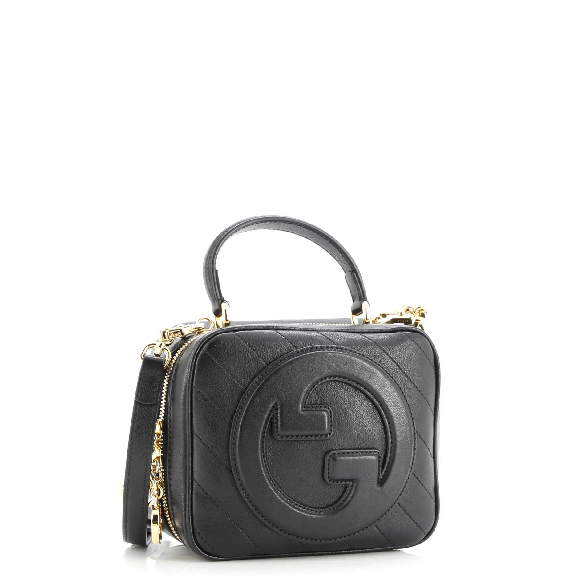 Pre-Loved Gucci Blondie NM Top Handle Shoulder Bag Diagonal Quilted Leather sold by Zulily product image thumbnail 2