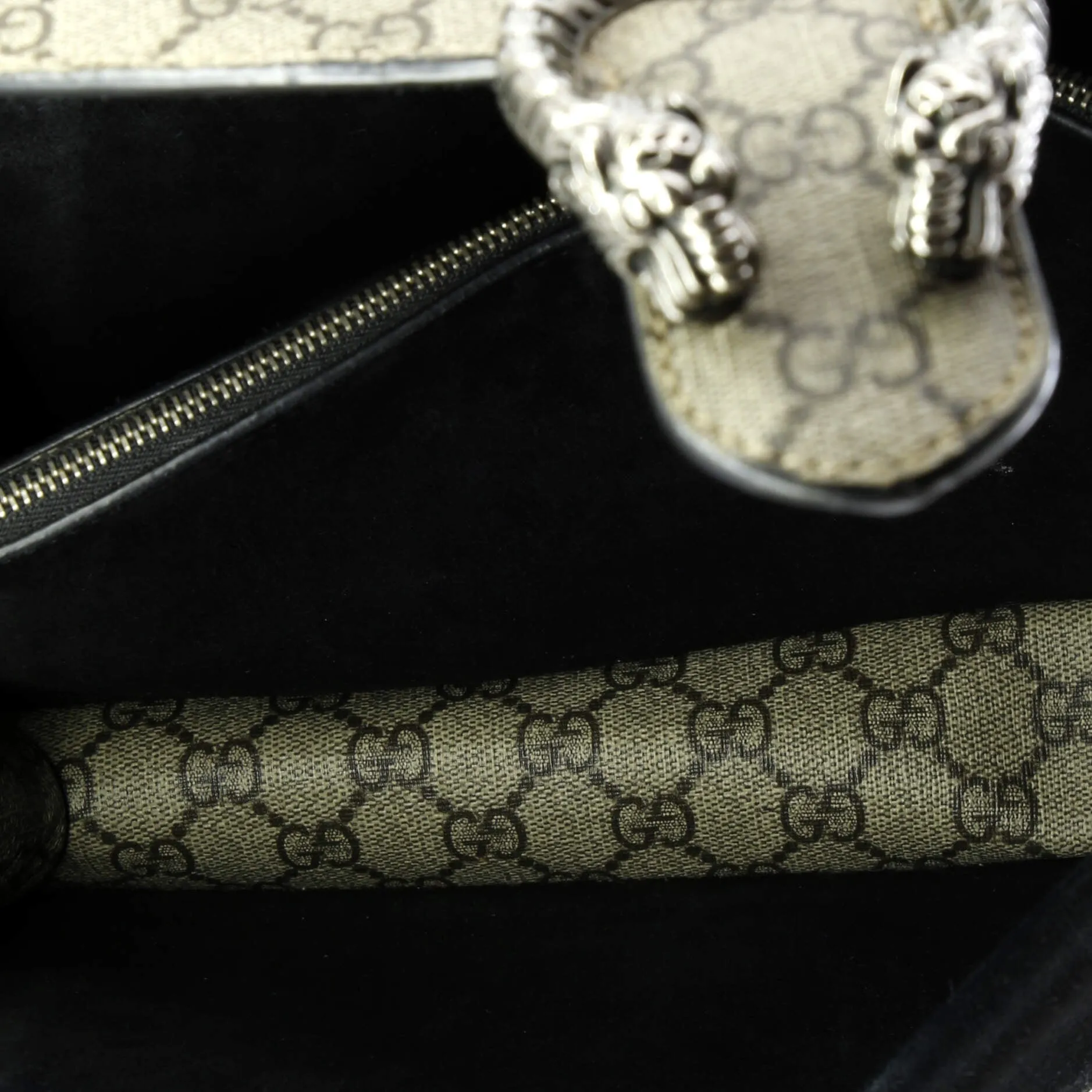 Pre-Loved Gucci Dionysus Bag GG Coated Canvas and Leather Small sold by Zulily product image thumbnail 5