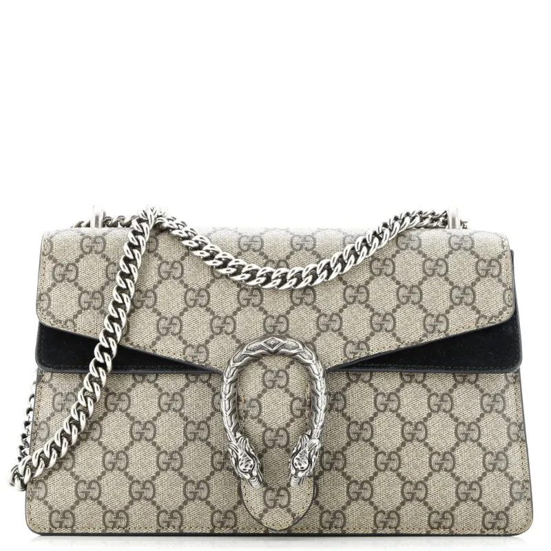 Pre-Loved Gucci Dionysus Bag GG Coated Canvas and Leather Small sold by Zulily