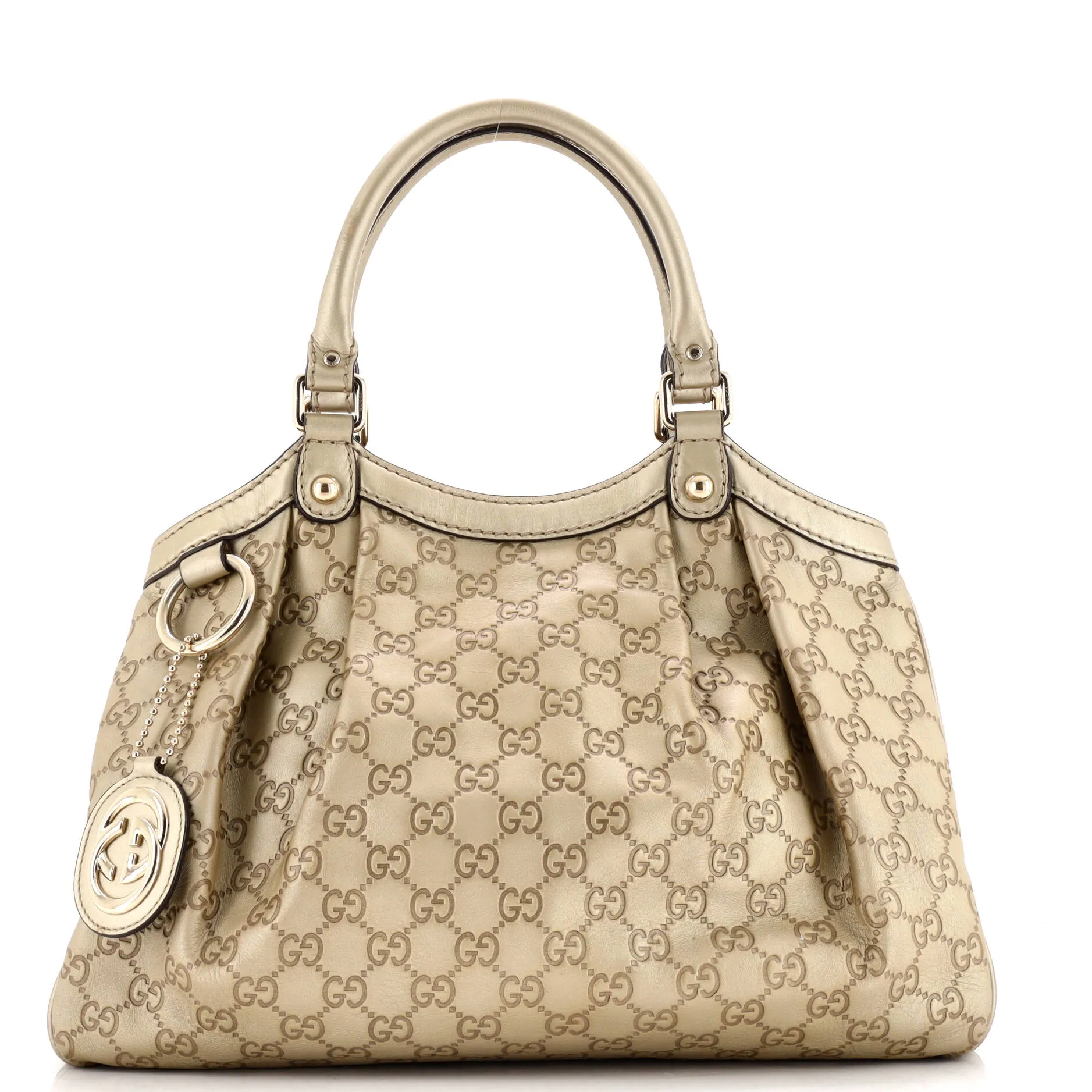 Pre-Loved Gucci Sukey Tote Guccissima Leather Medium sold by Zulily