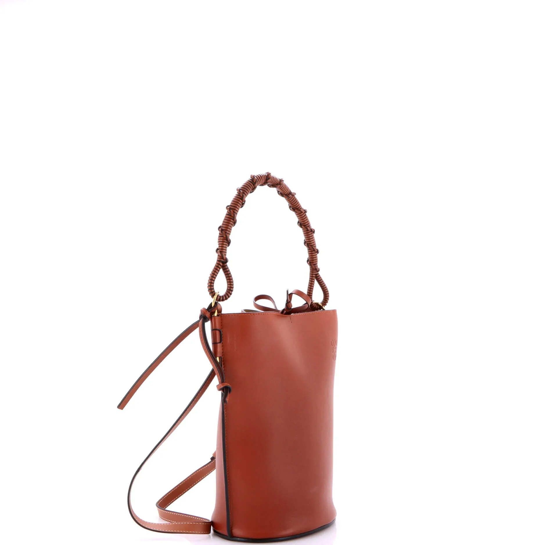 Pre-Loved Loewe Gate Top Handle Bucket Bag Leather Medium sold by Zulily product image thumbnail 2