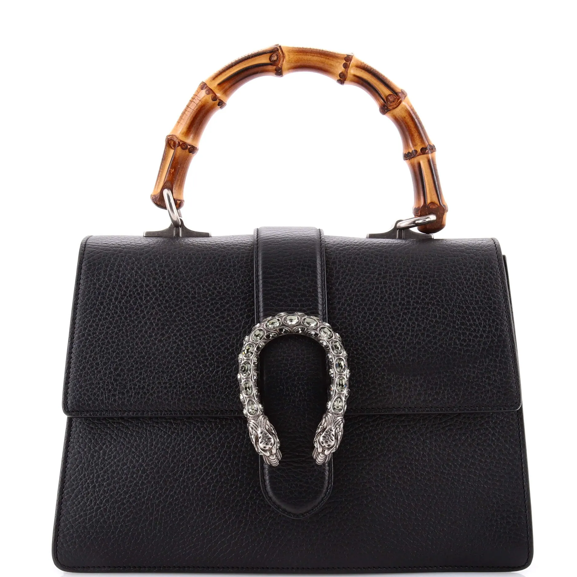 Pre-Loved Gucci Dionysus Bamboo Top Handle Bag Leather Medium sold by Zulily