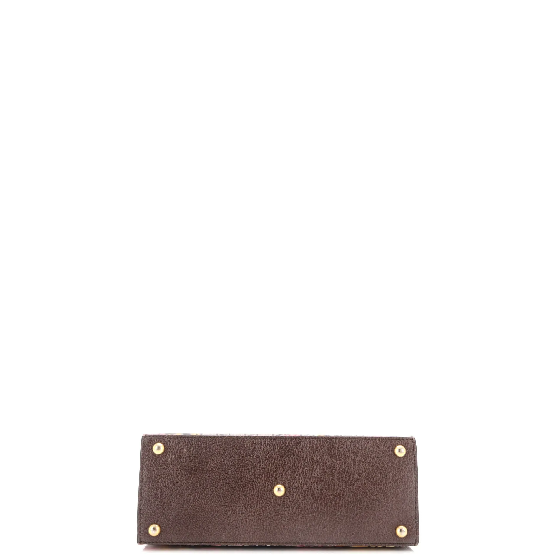 Pre-Loved Gucci Padlock Top Handle Bag Bengal Print GG Coated Canvas Small sold by Zulily product image thumbnail 4