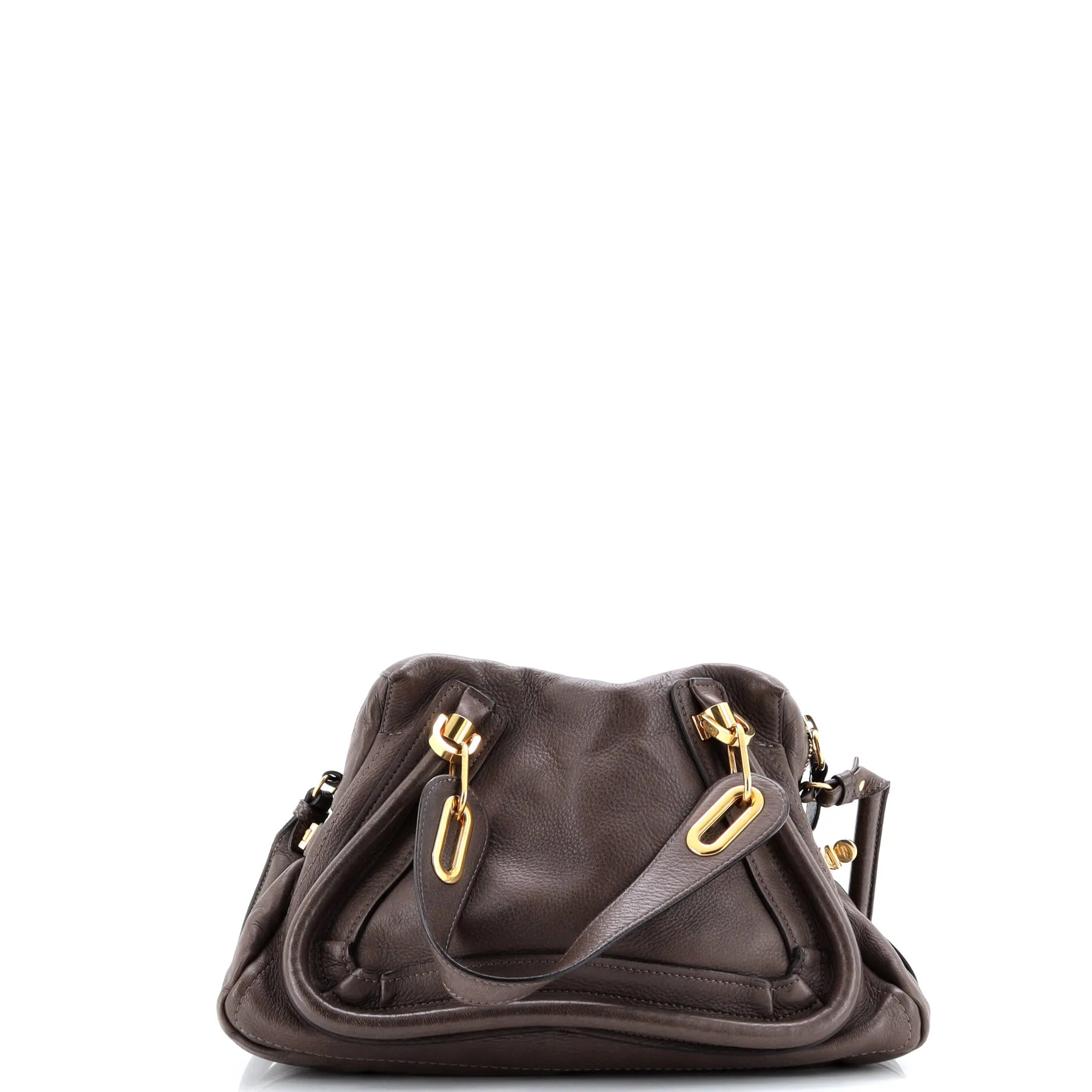 Pre-Loved Chloe Paraty Top Handle Bag Leather Medium sold by Zulily product image thumbnail 3