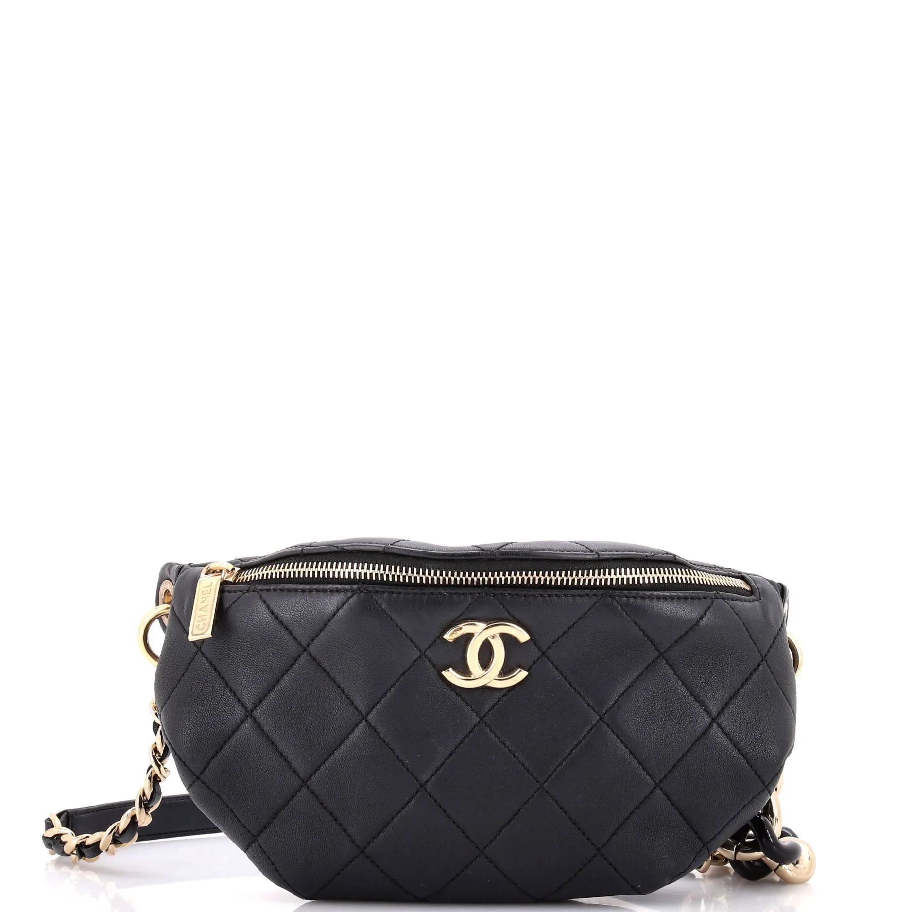 Pre-Loved Chanel Classic Double Flap Bag Quilted Lambskin Jumbo sold by Zulily product image thumbnail 2