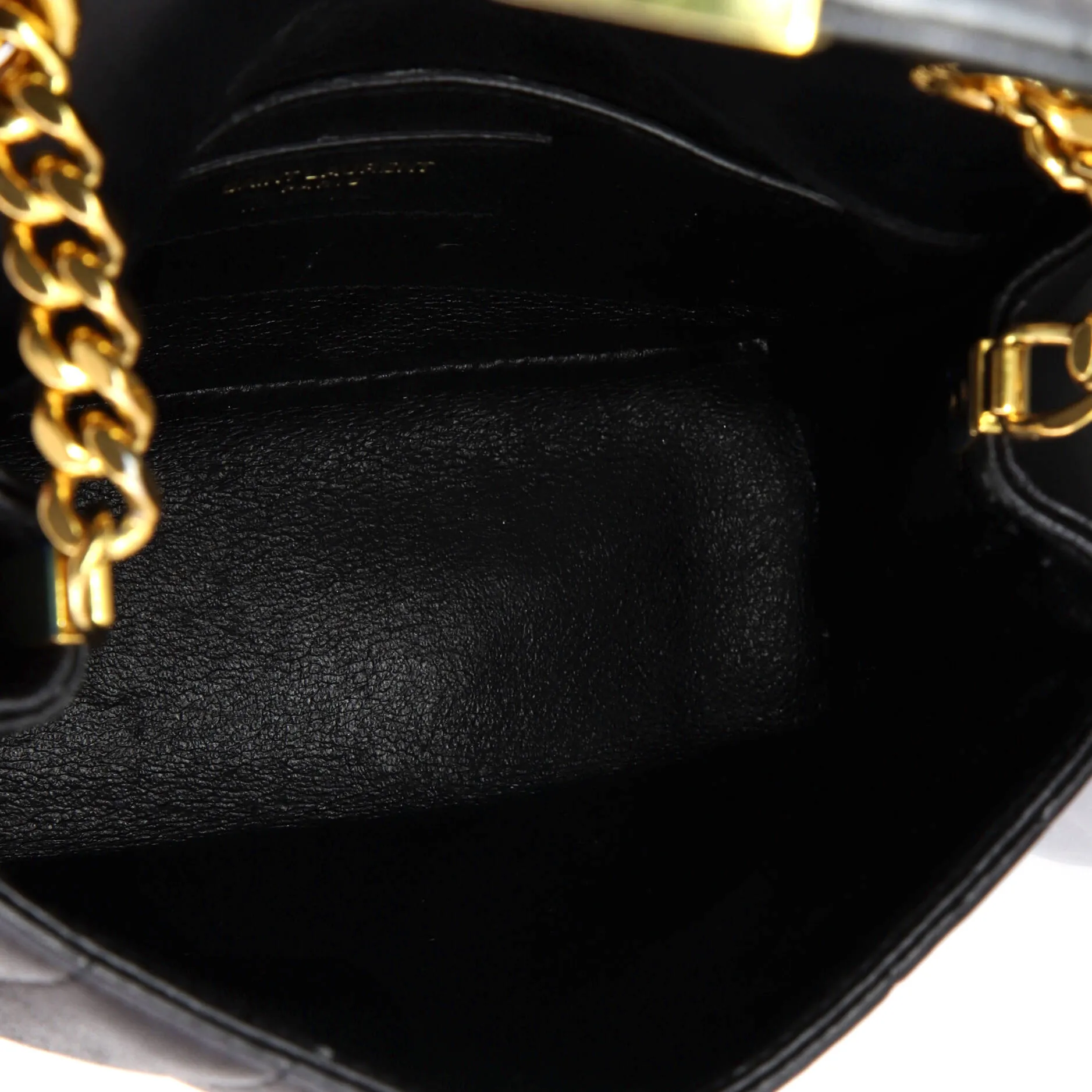 Pre-Loved Saint Laurent Vicky Crossbody Bag Vertical Quilted Leather Small sold by Zulily product image thumbnail 5