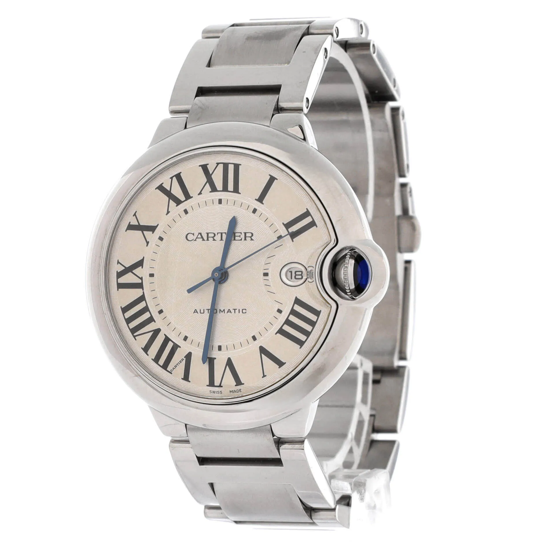 Pre-Loved Cartier Ballon Bleu de Cartier Automatic Watch Stainless Steel 42 sold by Zulily product image thumbnail 3