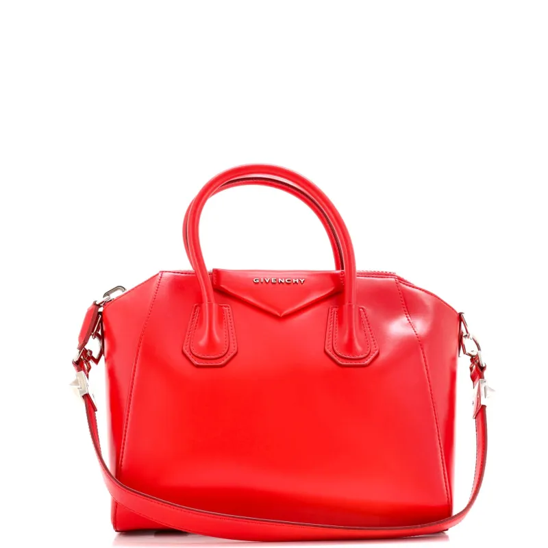 Pre-Loved Givenchy Antigona Bag Glazed Leather Small made by Givenchy
