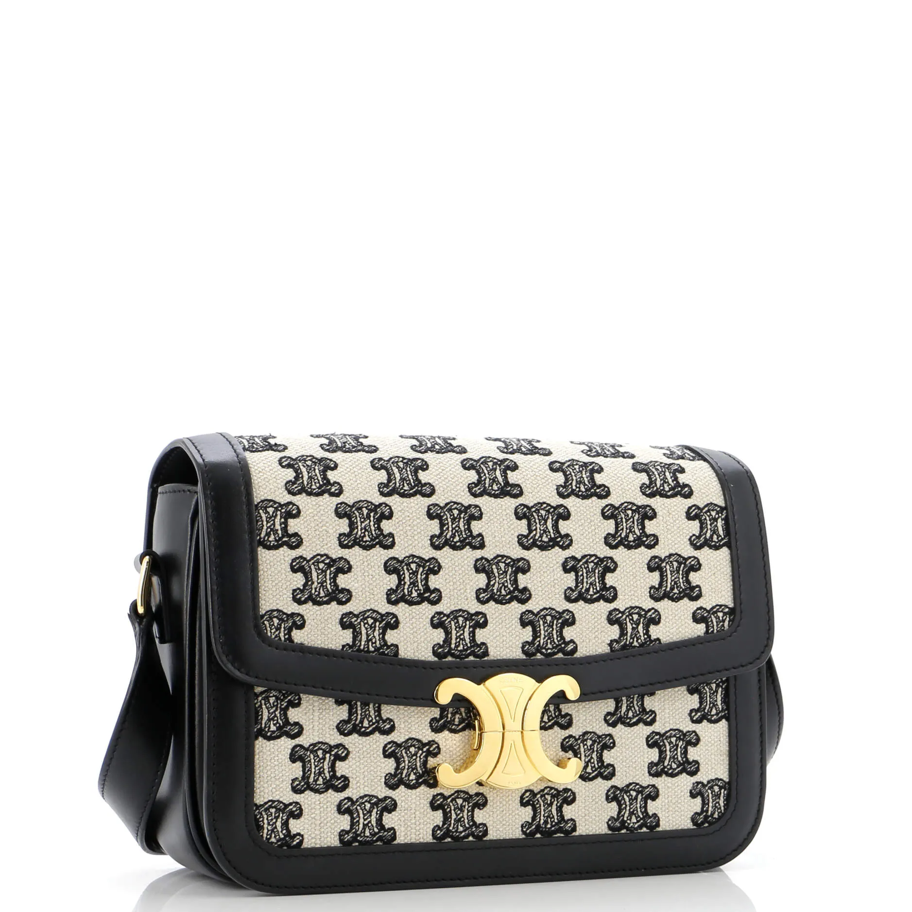Pre-Loved Celine Triomphe Shoulder Bag Triomphe Canvas Medium sold by Zulily product image thumbnail 2