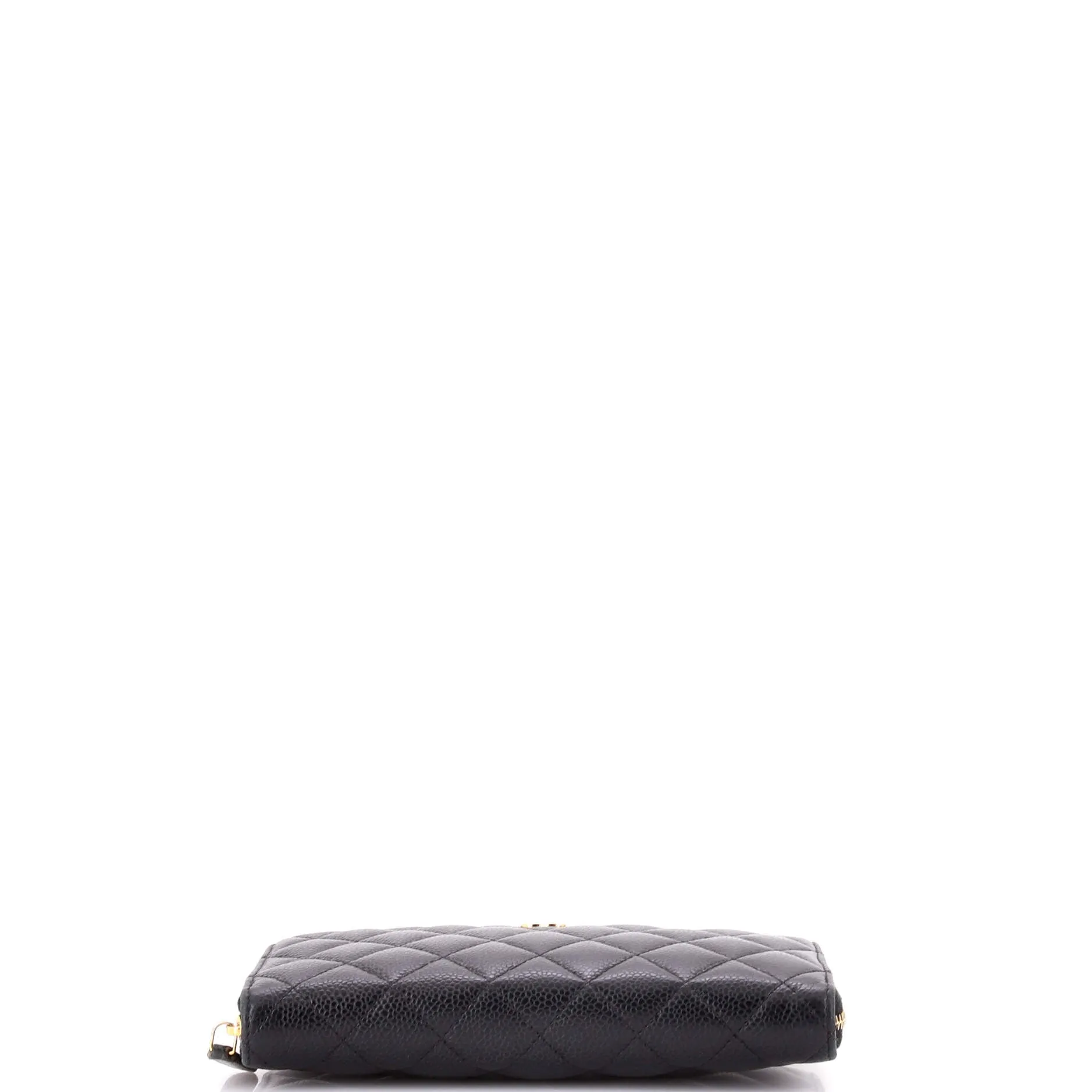 Pre-Loved Chanel Zip Around Wallet Quilted Caviar Long sold by Zulily product image thumbnail 5