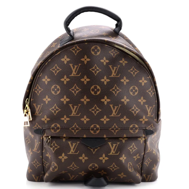 Pre-Loved Louis Vuitton Palm Springs Backpack Monogram Canvas MM sold by Zulily