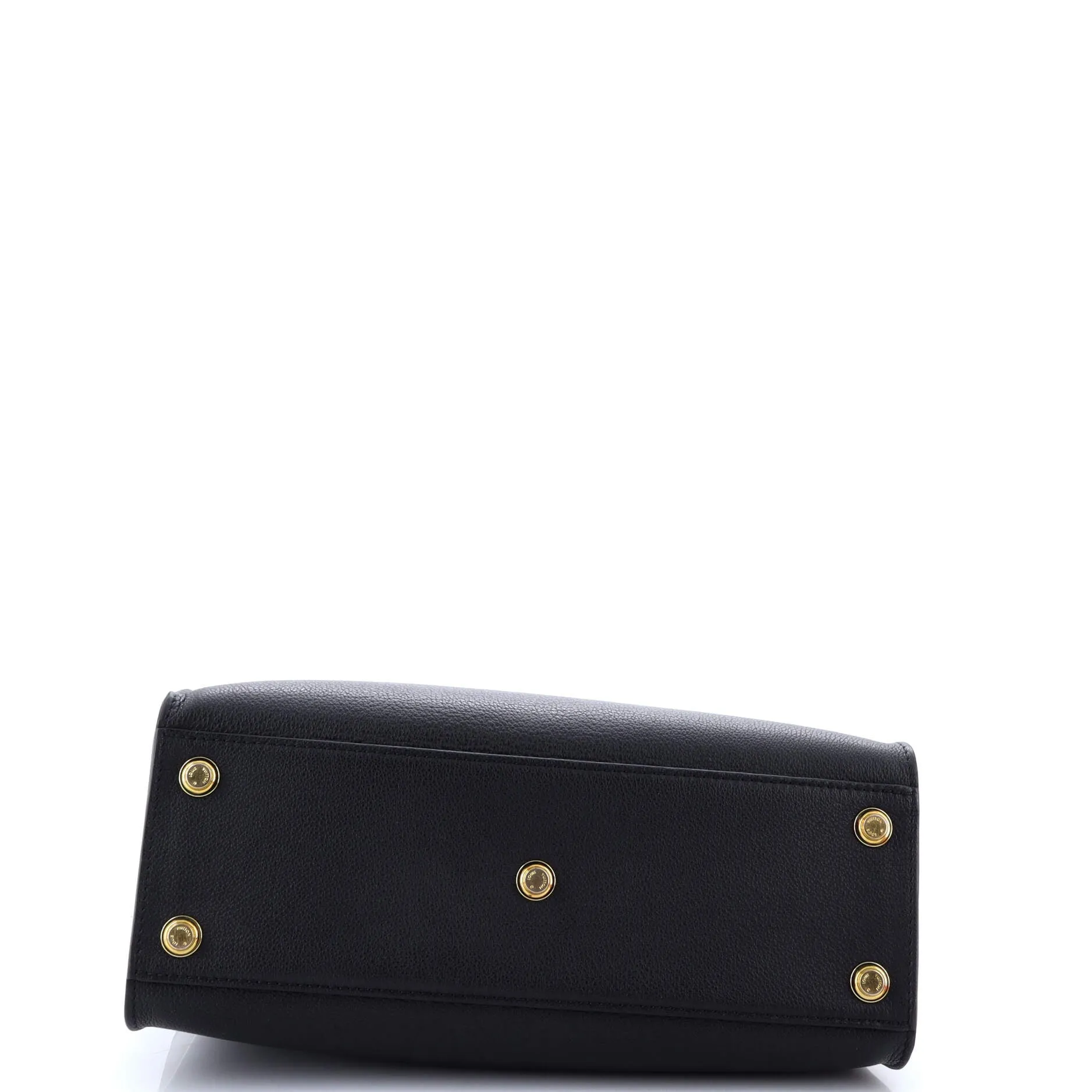 Pre-Loved Louis Vuitton On My Side Tote Leather with Monogram Canvas MM sold by Zulily product image thumbnail 4