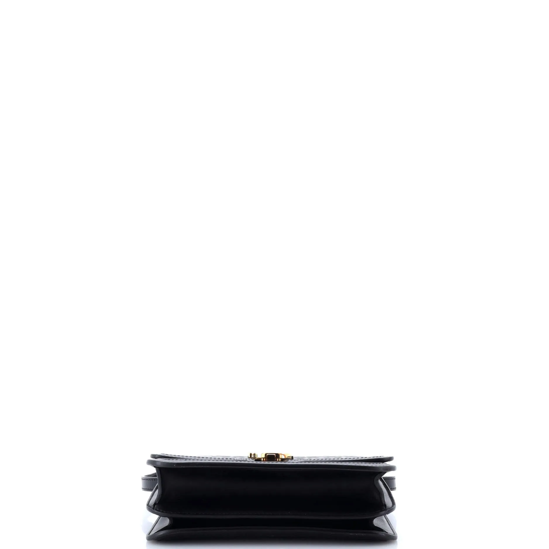 Pre-Loved Burberry TB Flap Bag Monogram Embossed Leather Small sold by Zulily product image thumbnail 4