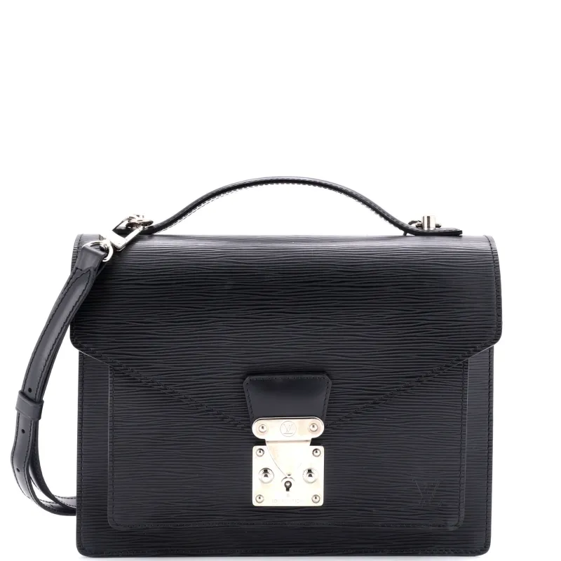 Pre-Loved Louis Vuitton Monceau Handbag Epi Leather sold by Zulily