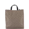 Pre-Loved Gucci Convertible Soft Open Tote GG Coated Canvas Tall sold by Zulily