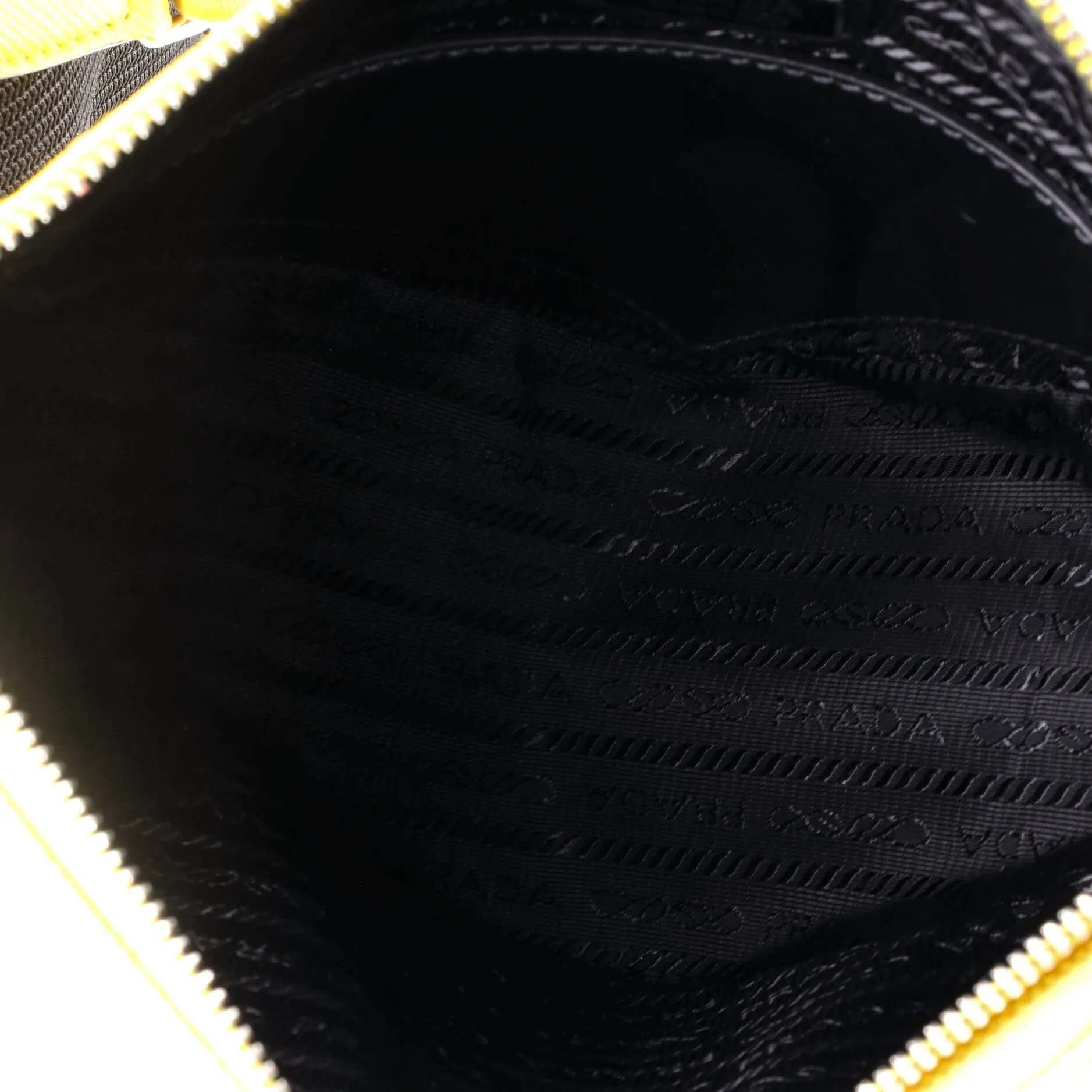 Pre-Loved Prada Triangle Logo Zip Crossbody Bag Saffiano Leather Small sold by Zulily product image thumbnail 5