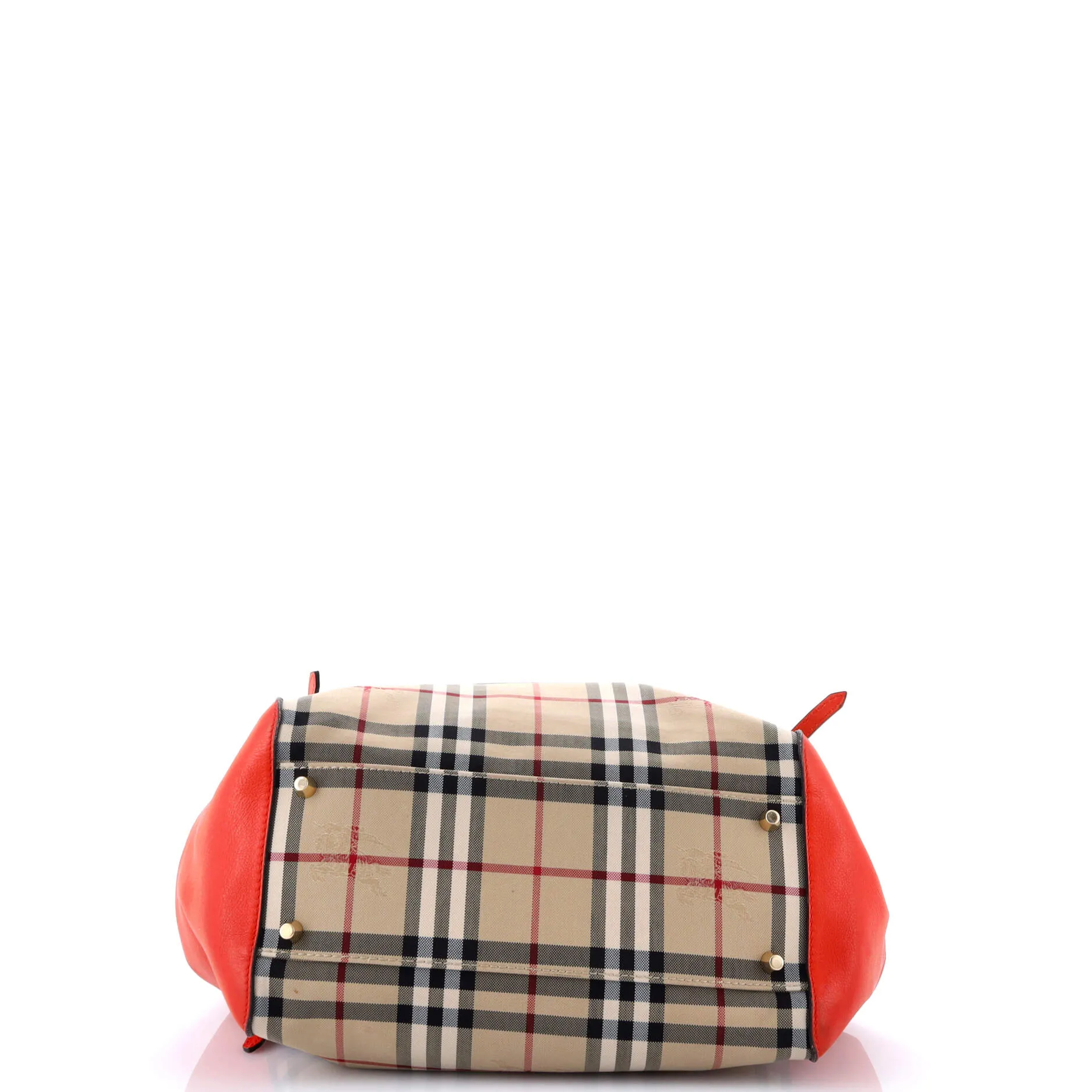 Pre-Loved Burberry Canterbury Panels Tote Haymarket Coated Canvas and Leather Small sold by Zulily product image thumbnail 4