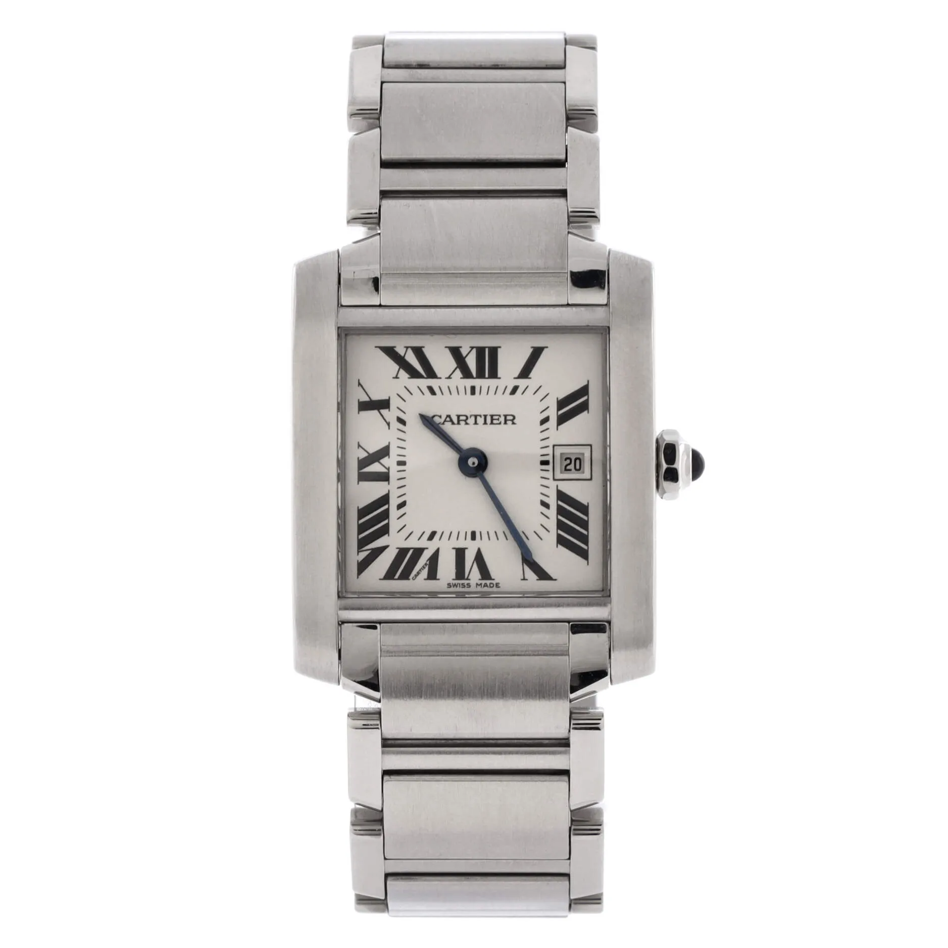 Pre-Loved Cartier Tank Francaise Quartz Watch Stainless Steel 25 sold by Zulily